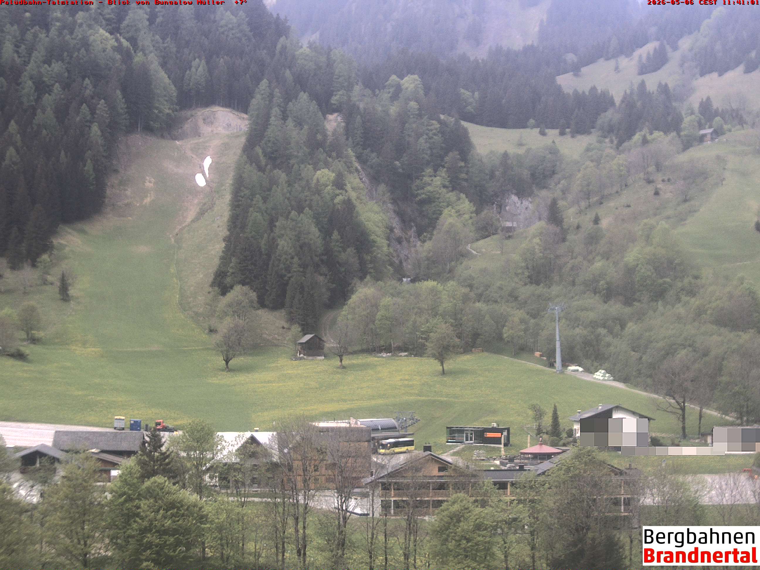 Blick auf Palüdbahn von Bungalow Müller