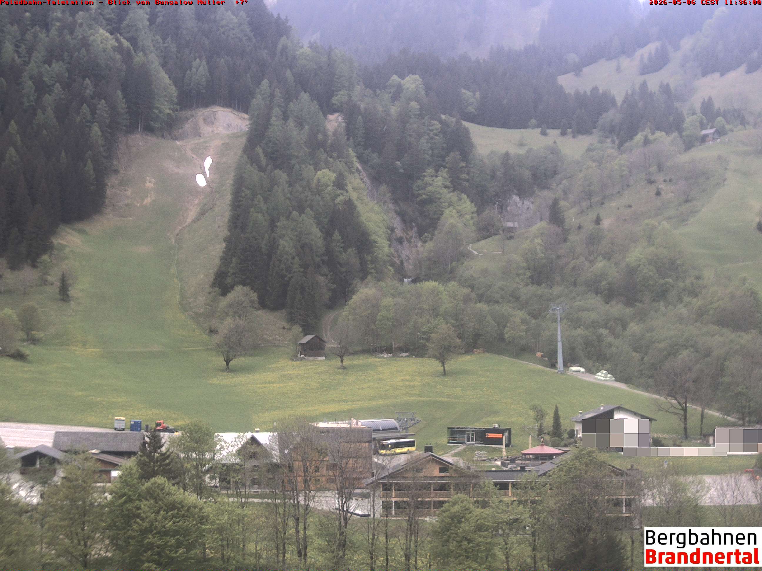 Blick auf Palüdbahn von Bungalow Müller