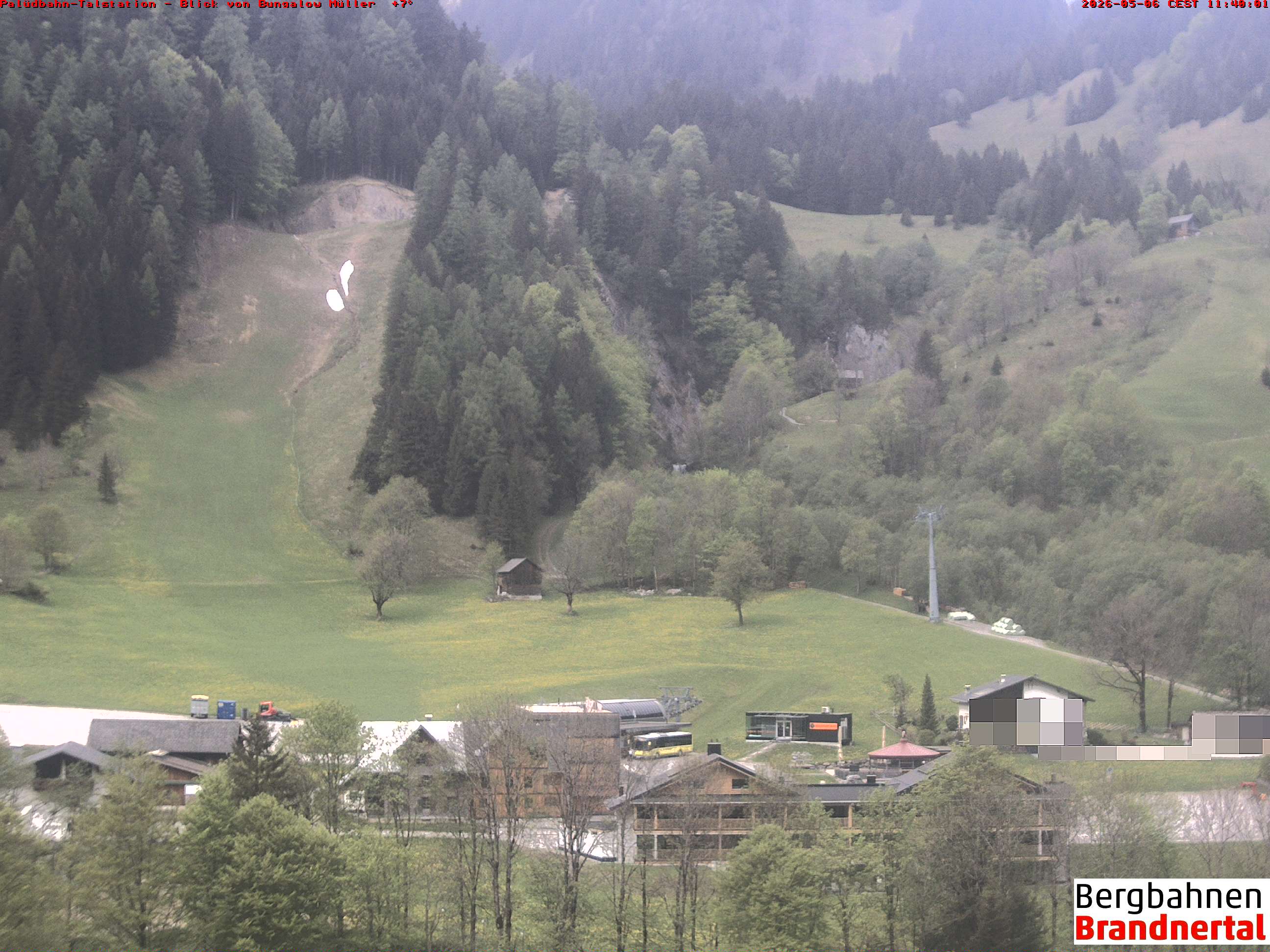 Blick auf Palüdbahn von Bungalow Müller