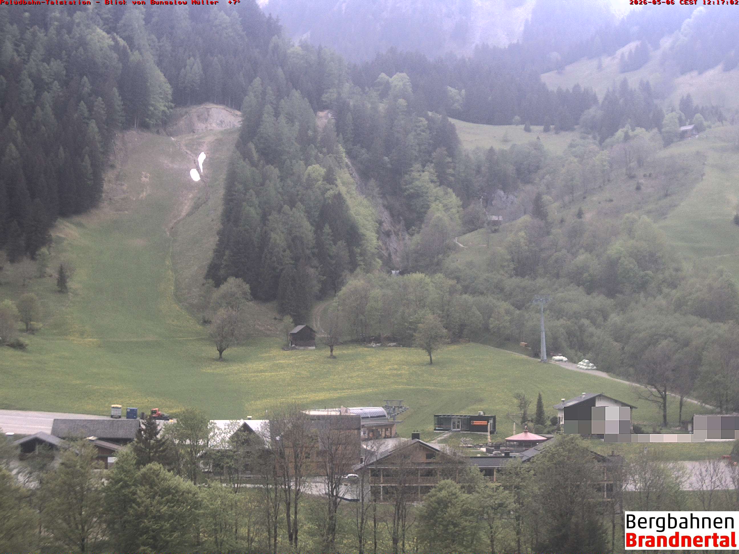 Blick auf Palüdbahn von Bungalow Müller
