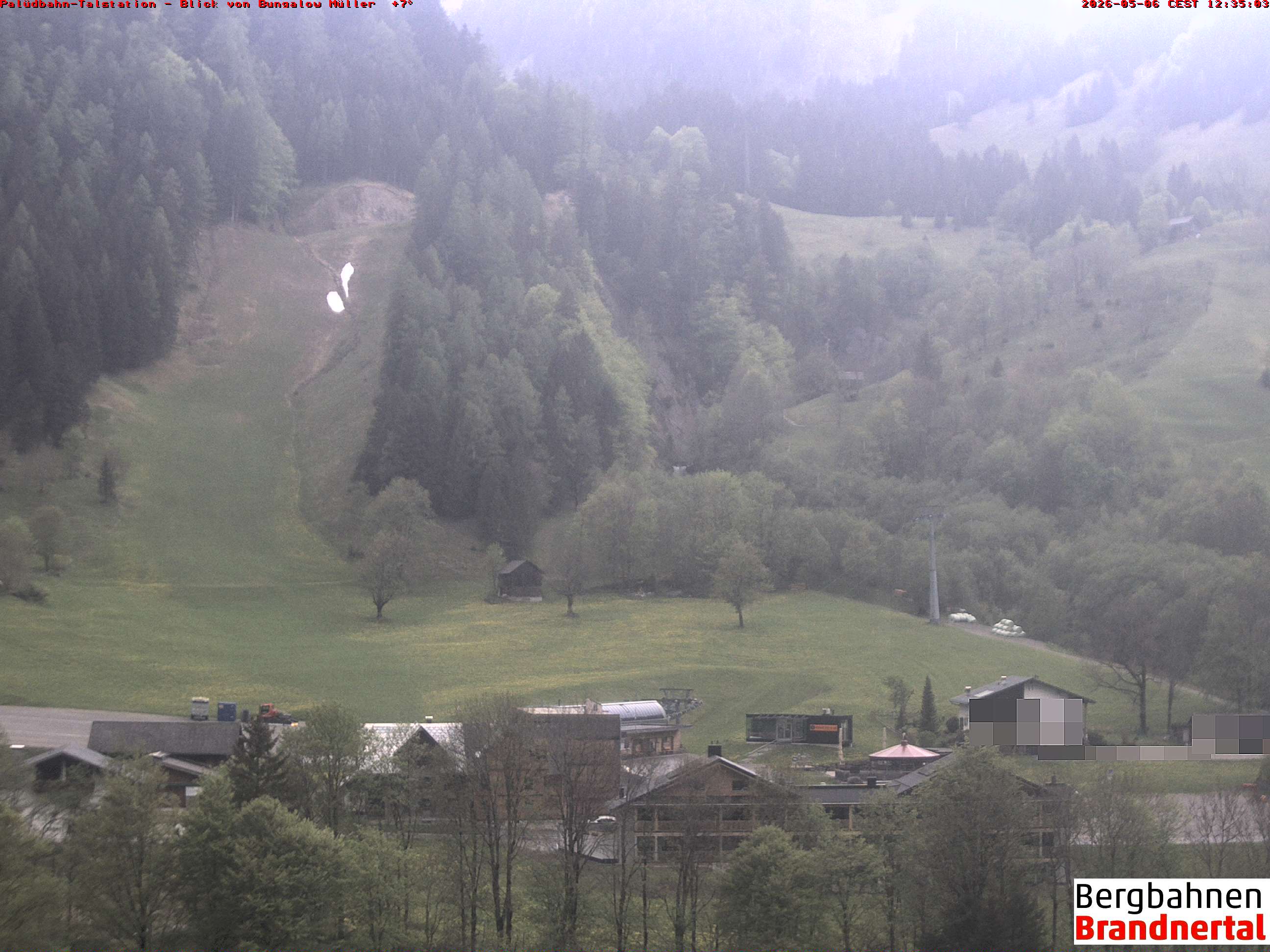 Blick auf Palüdbahn von Bungalow Müller