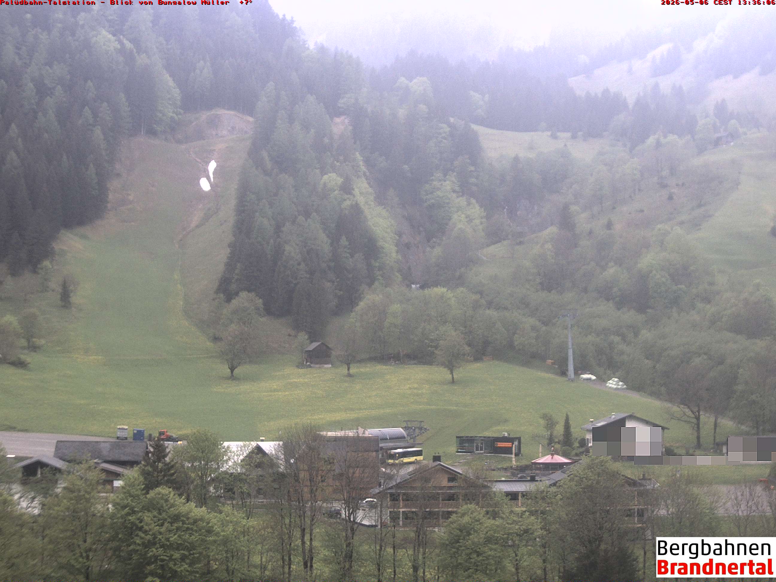 Blick auf Palüdbahn von Bungalow Müller