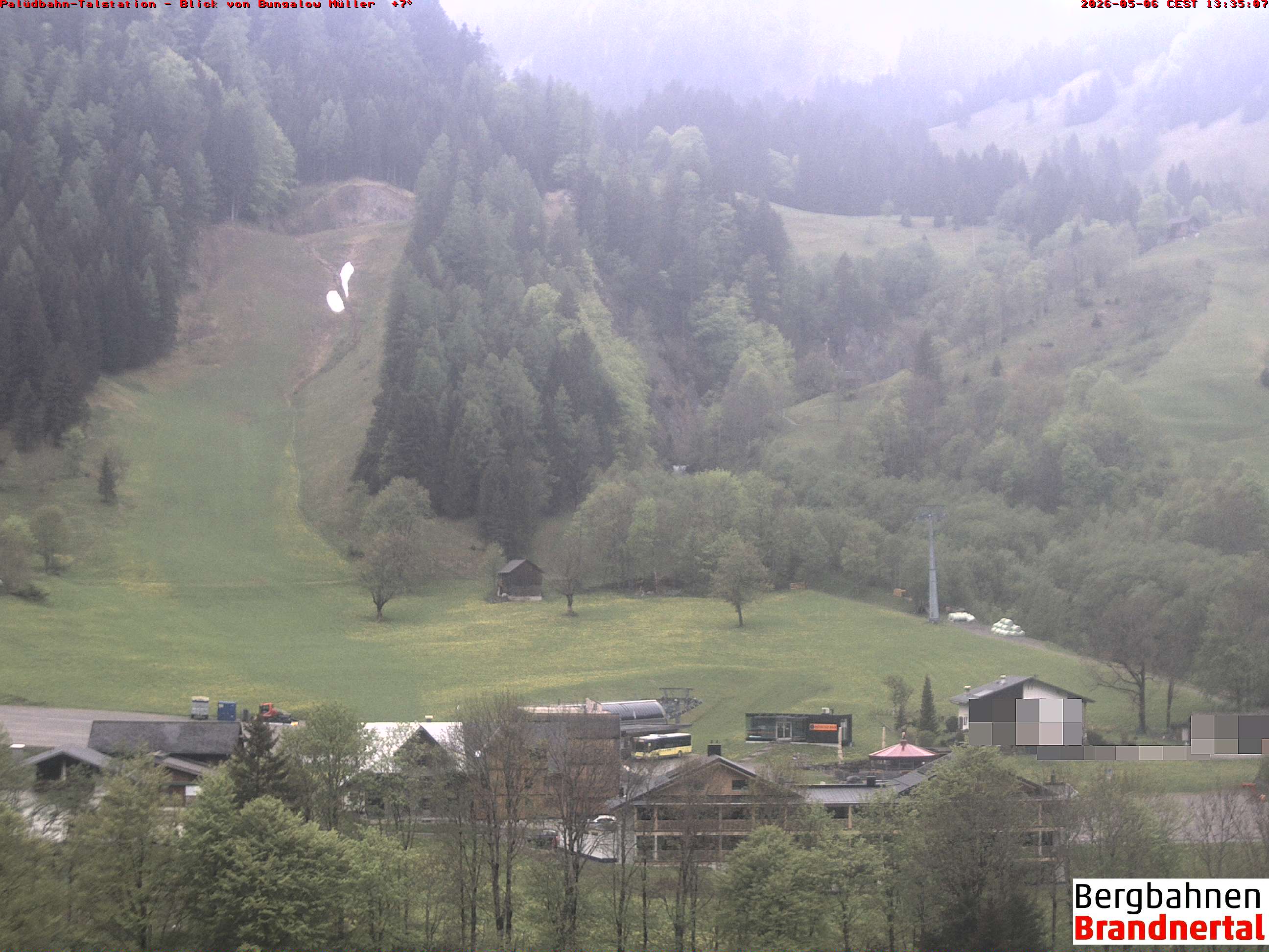 Blick auf Palüdbahn von Bungalow Müller