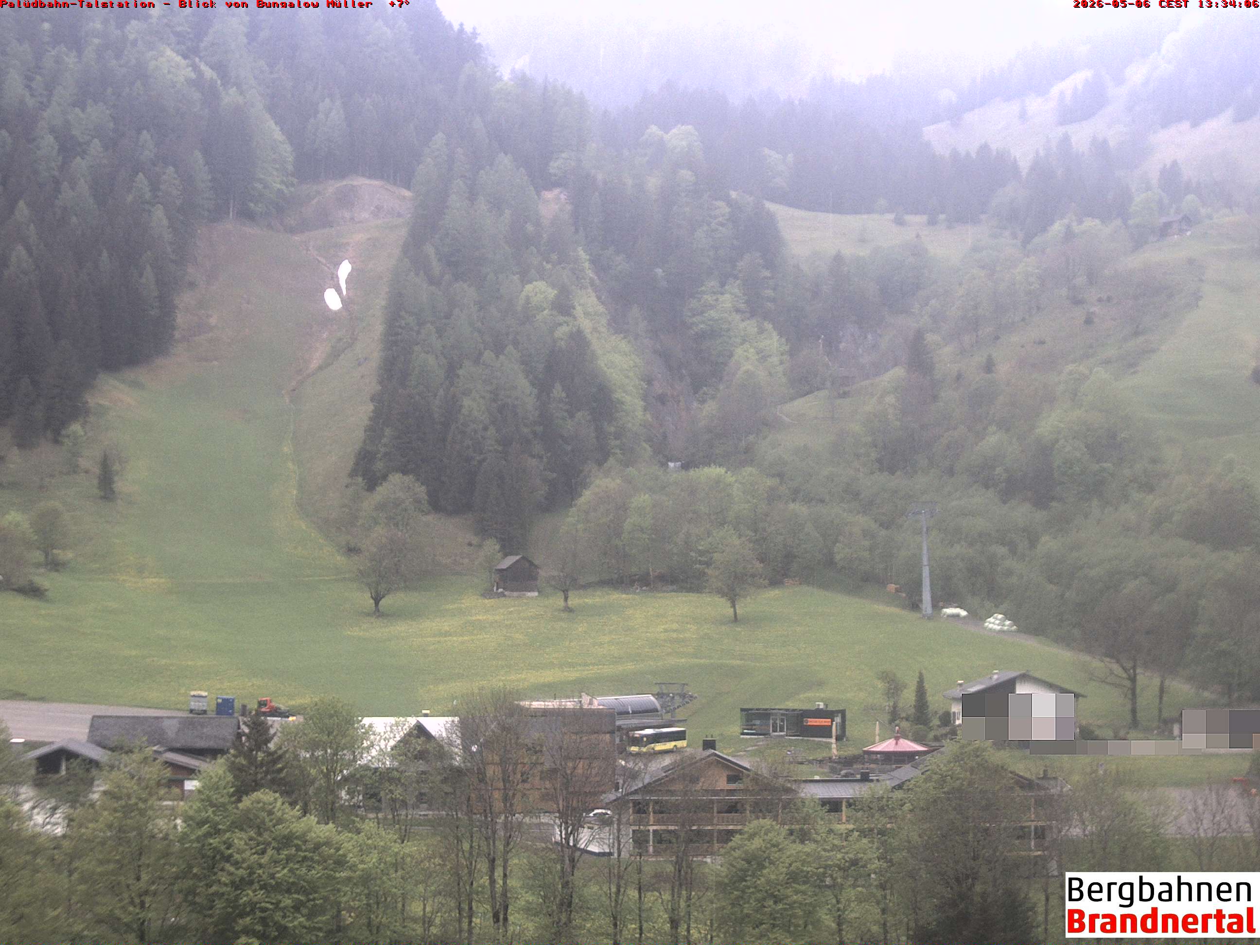 Blick auf Palüdbahn von Bungalow Müller