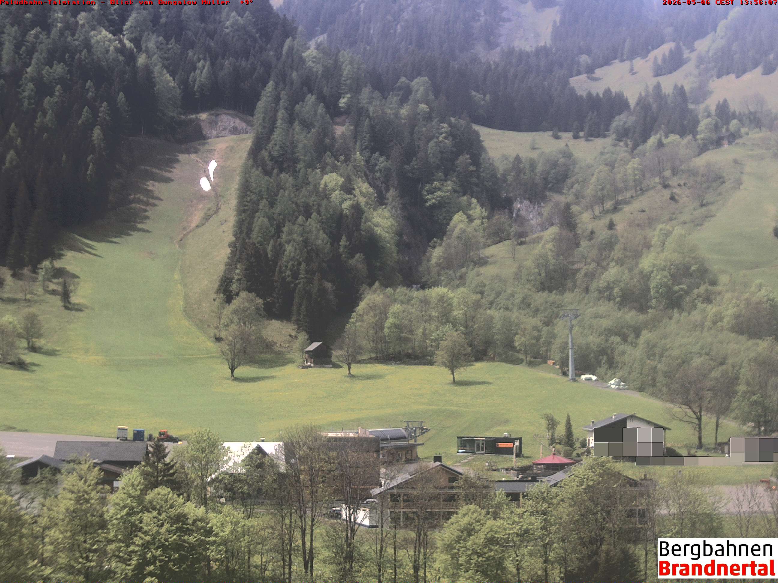 Blick auf Palüdbahn von Bungalow Müller