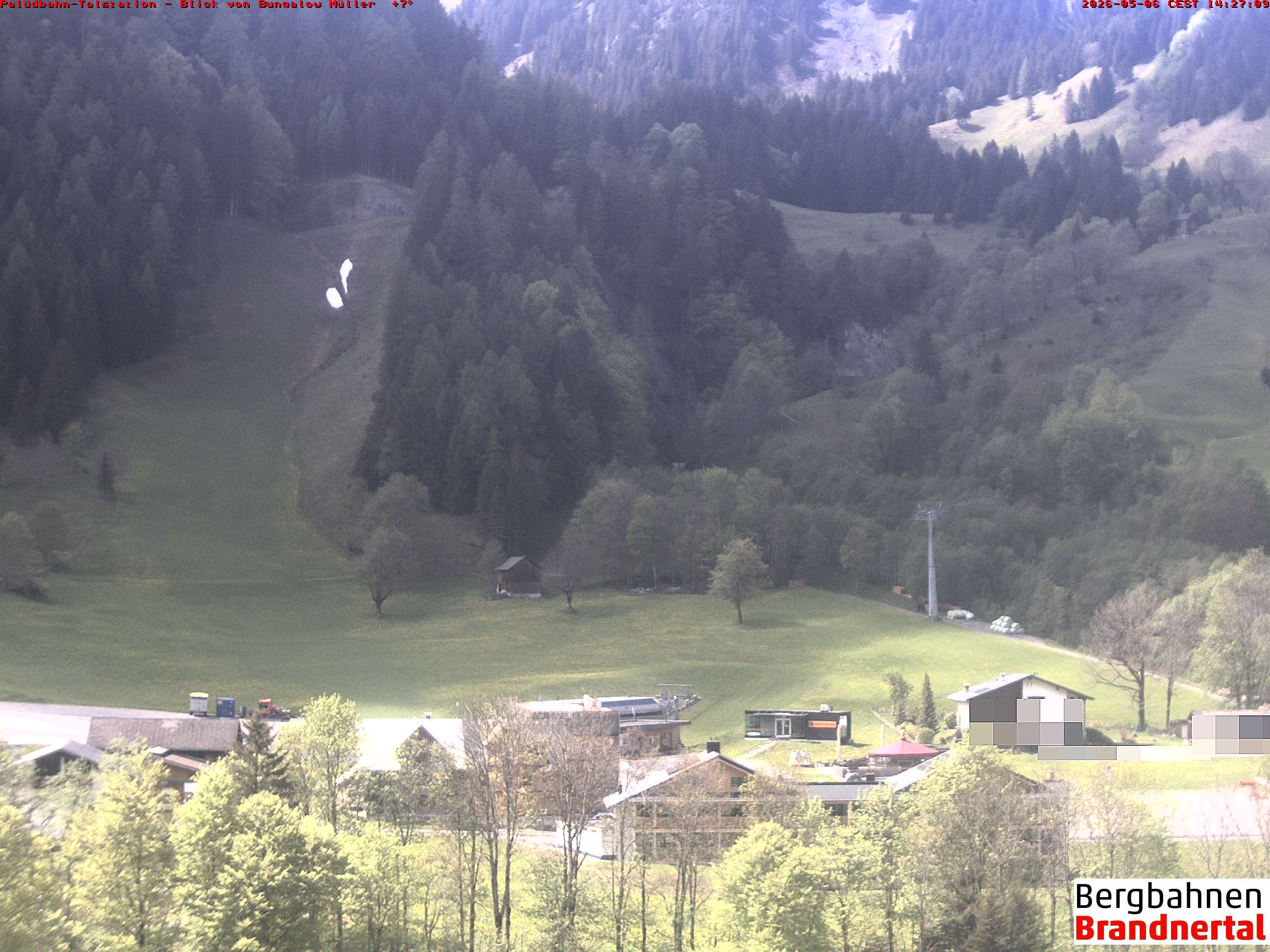 Blick auf Palüdbahn von Bungalow Müller