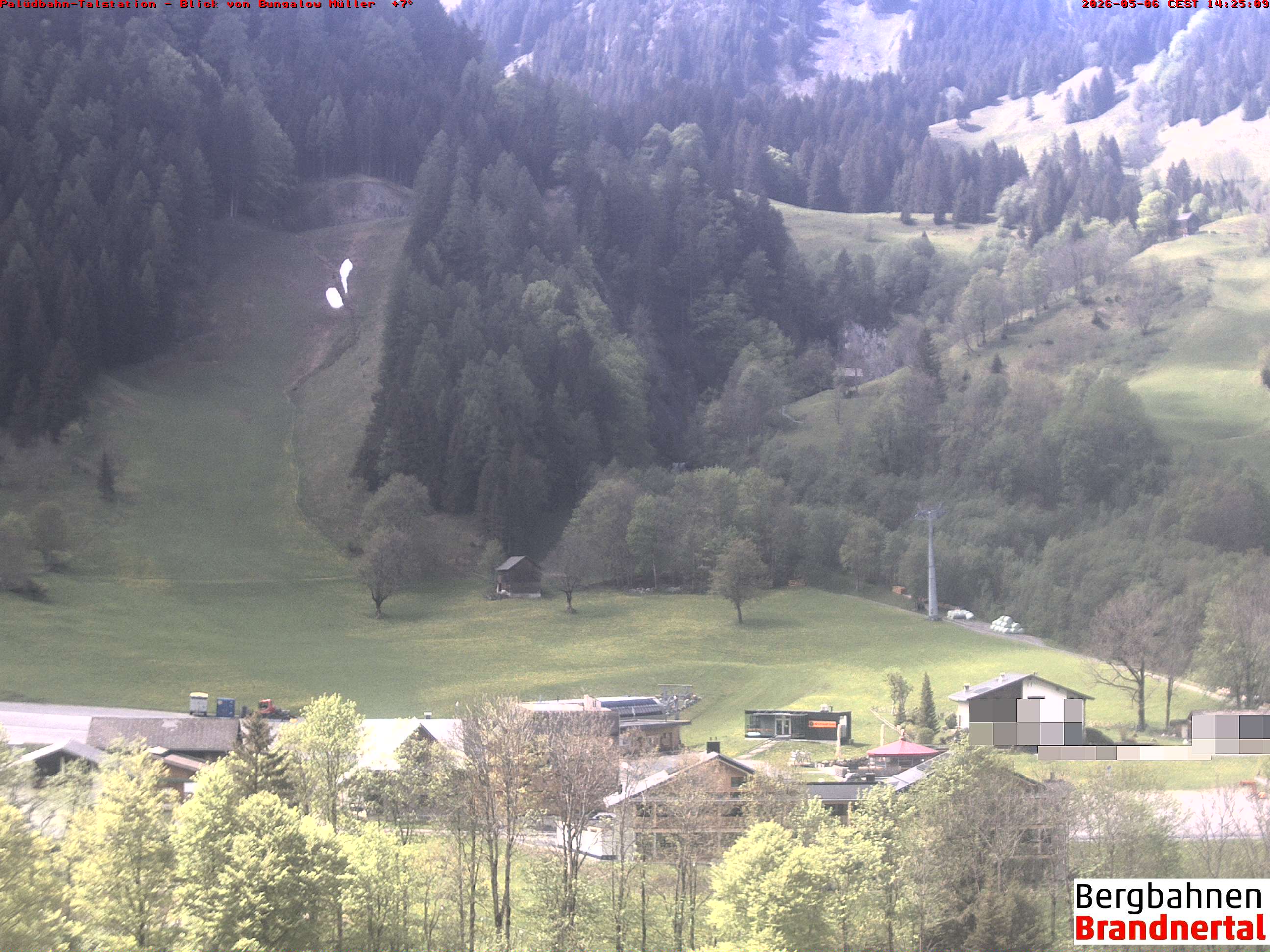 Blick auf Palüdbahn von Bungalow Müller