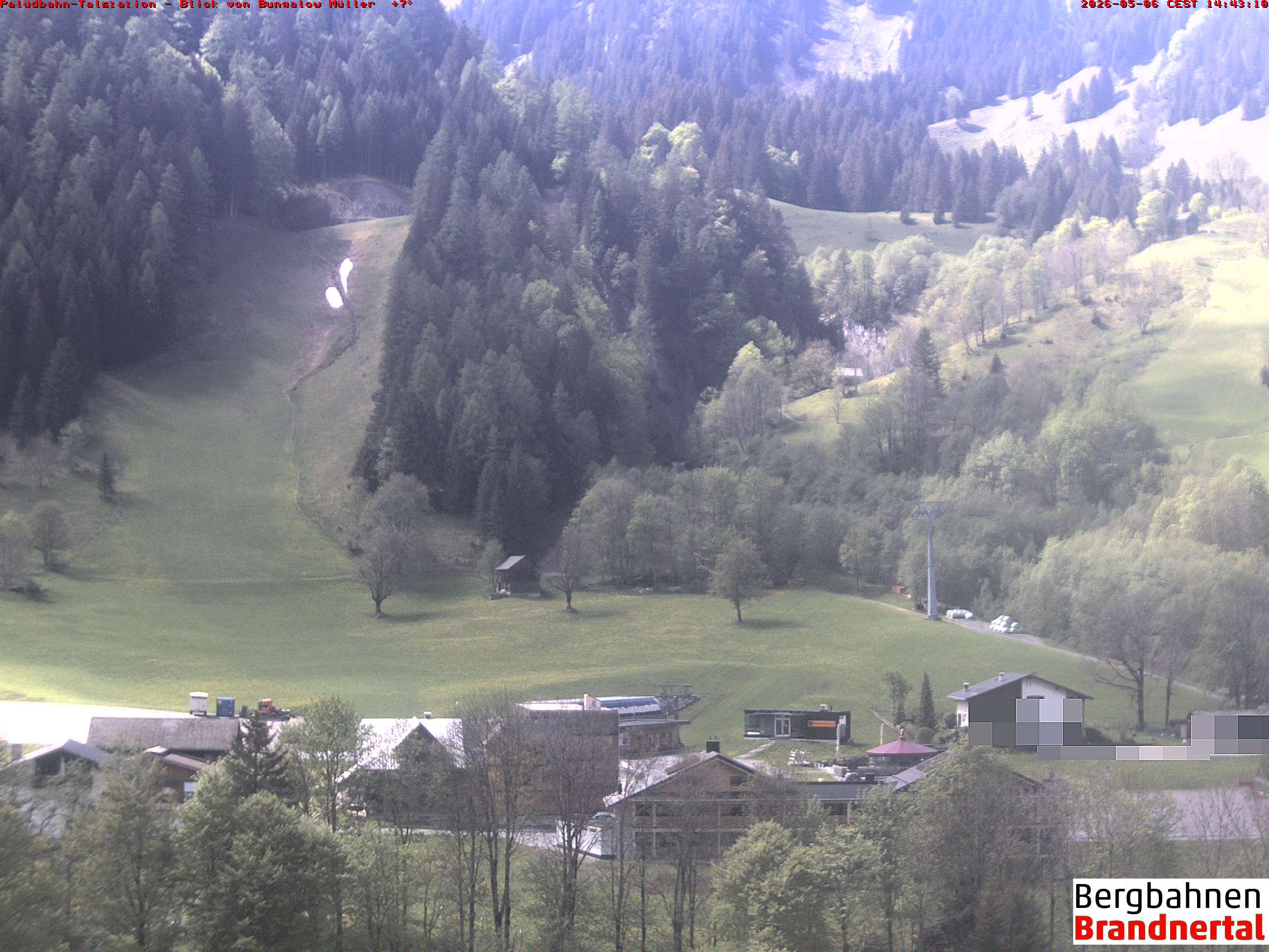 Blick auf Palüdbahn von Bungalow Müller
