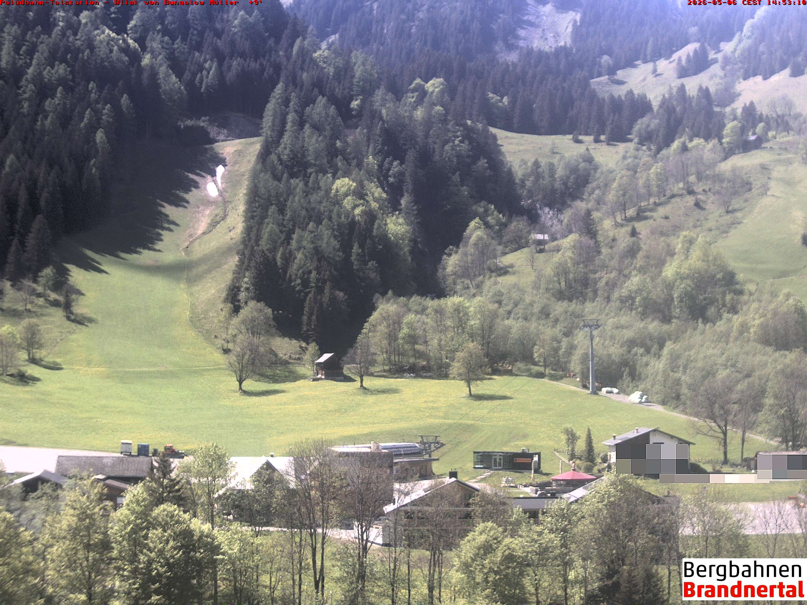 Blick auf Palüdbahn von Bungalow Müller