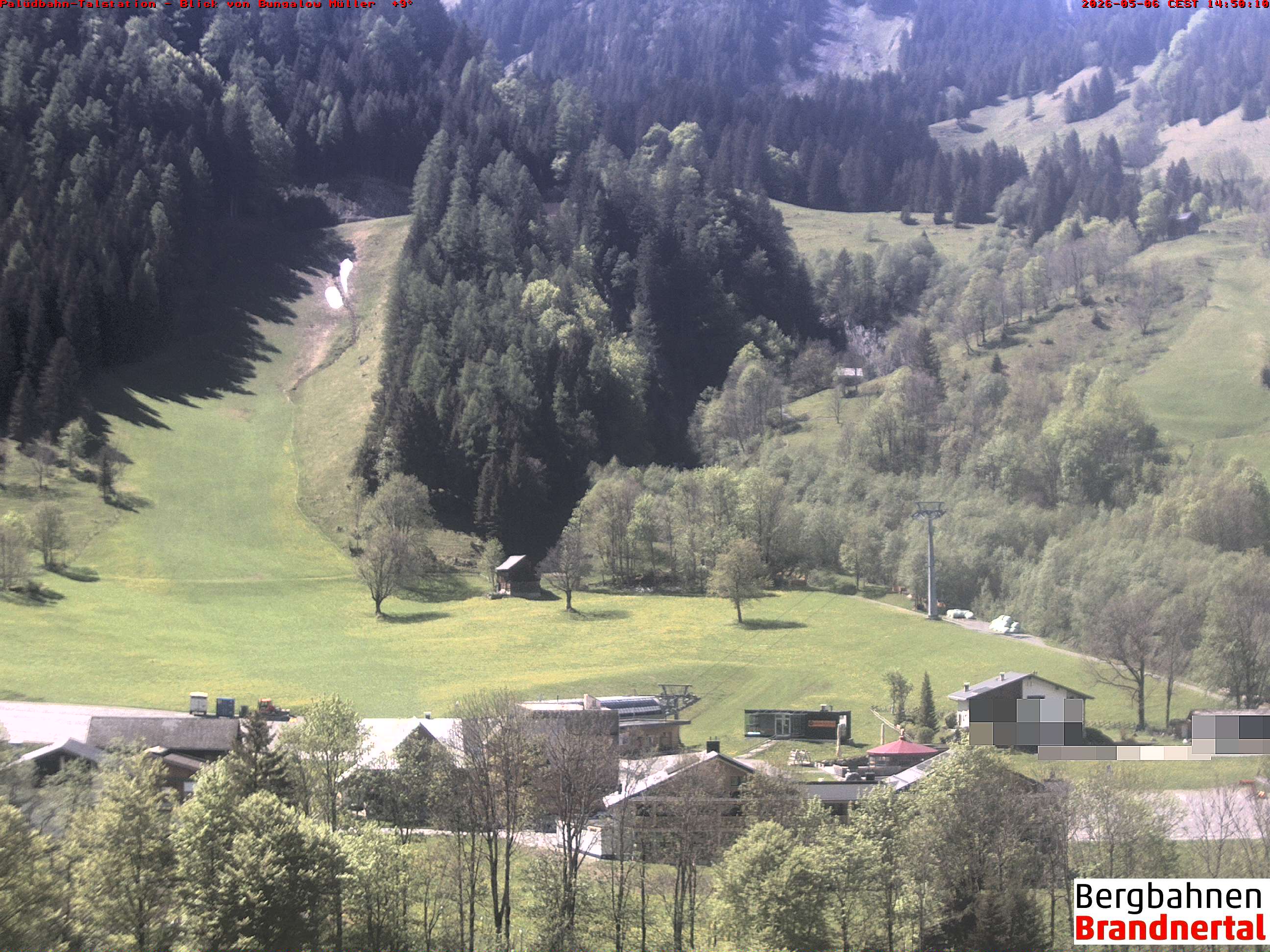 Blick auf Palüdbahn von Bungalow Müller