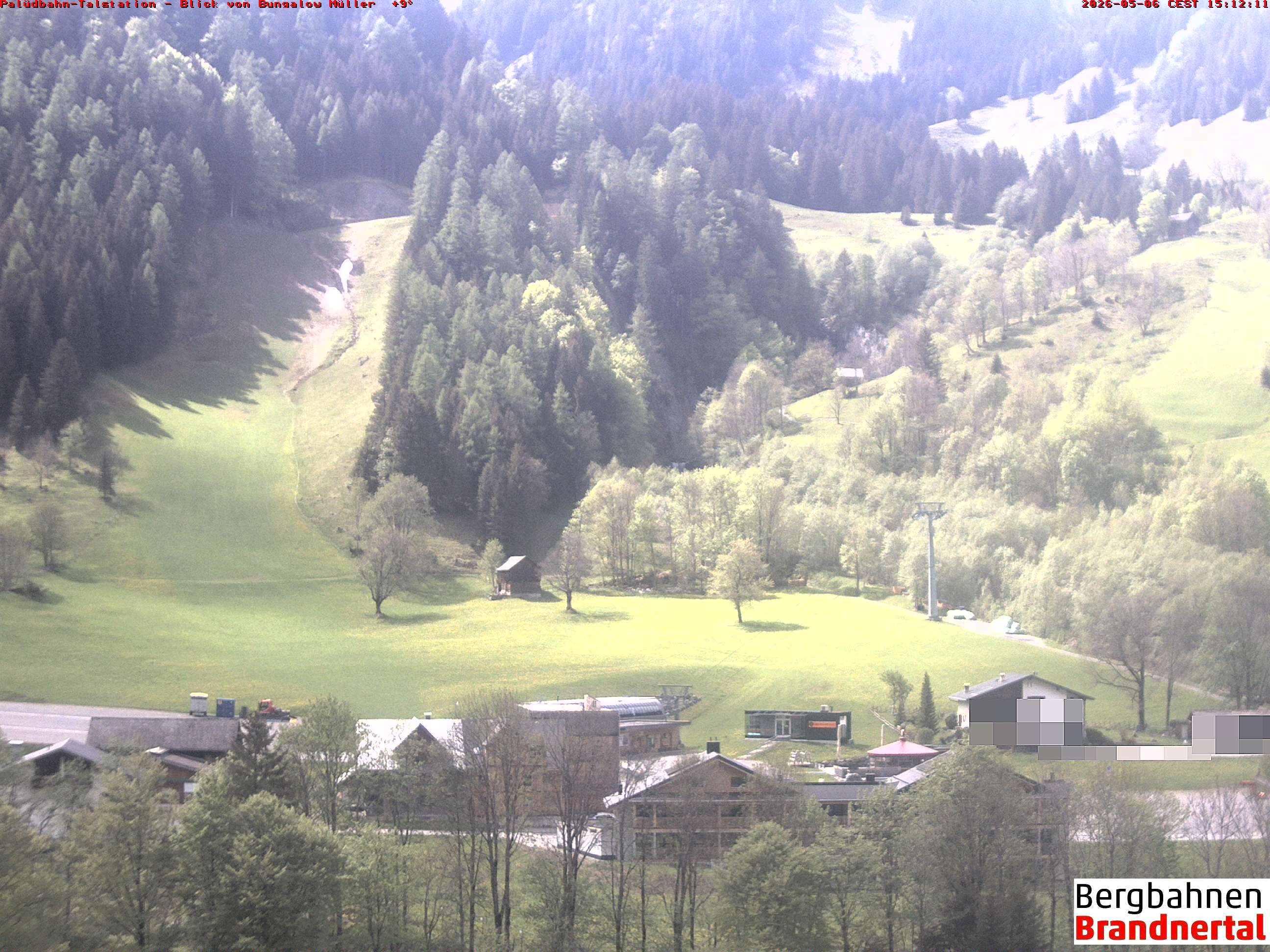 Blick auf Palüdbahn von Bungalow Müller