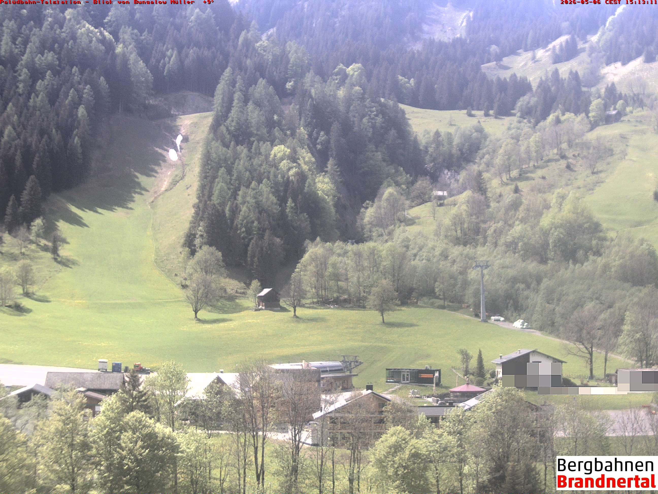 Blick auf Palüdbahn von Bungalow Müller