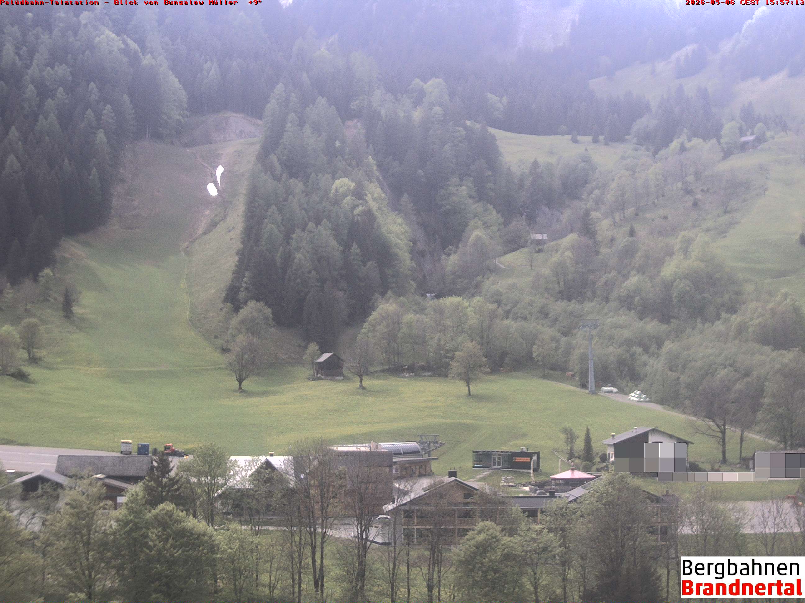 Blick auf Palüdbahn von Bungalow Müller