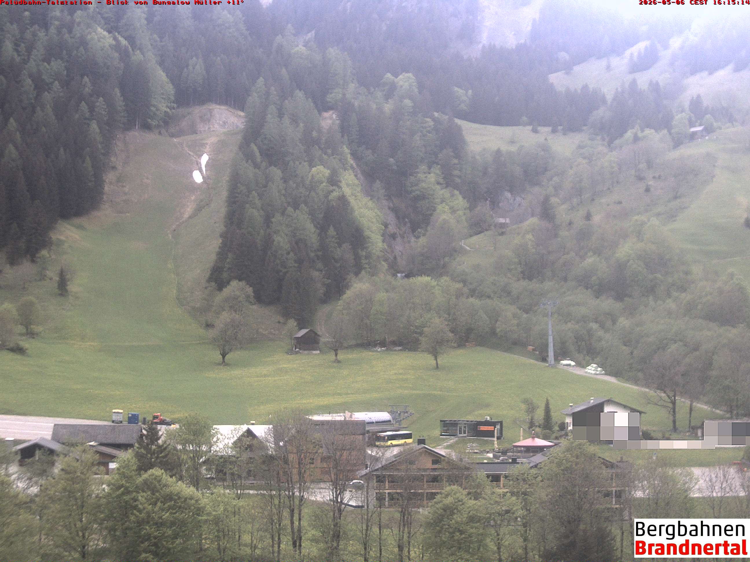 Blick auf Palüdbahn von Bungalow Müller