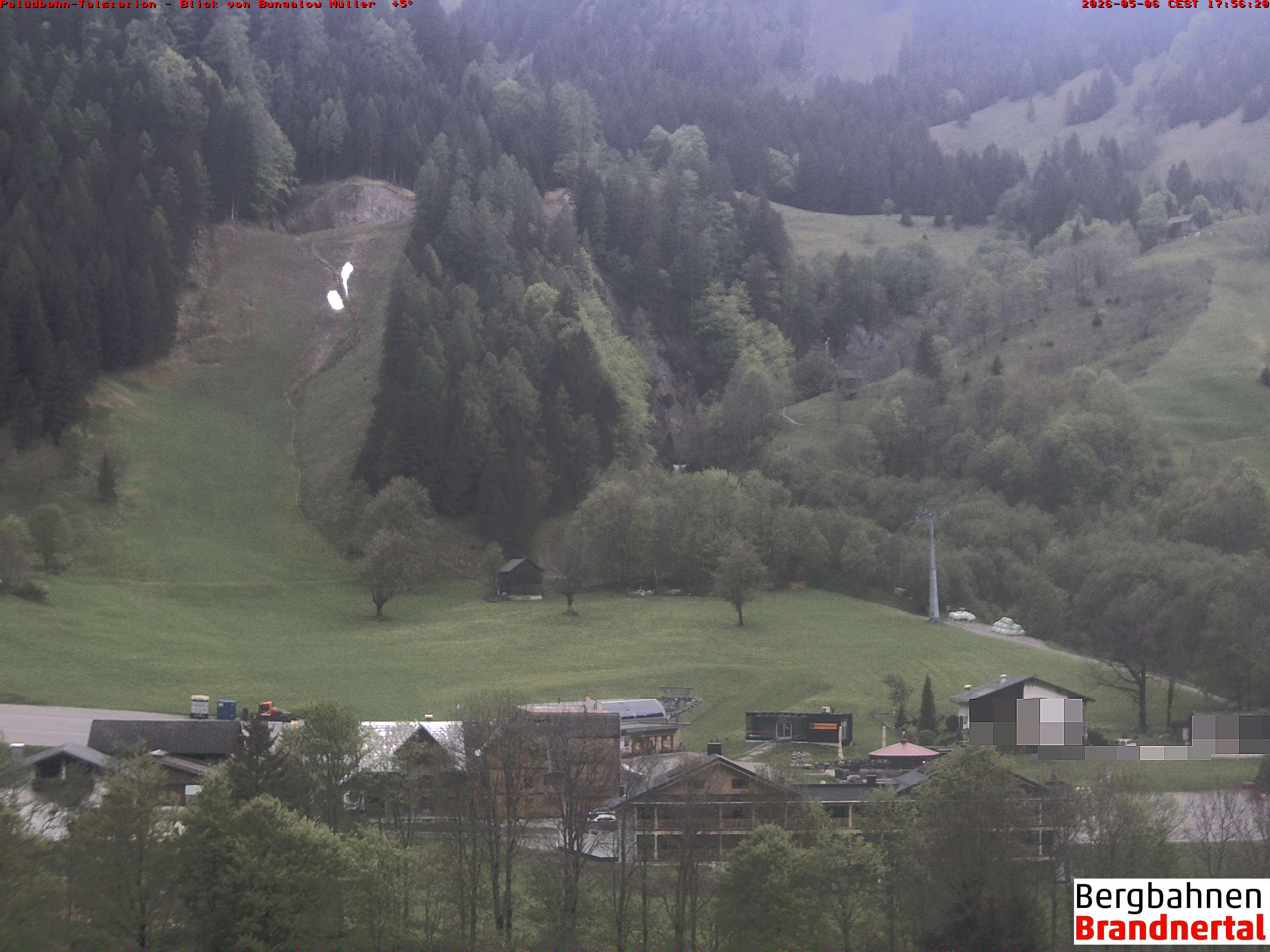 Blick auf Palüdbahn von Bungalow Müller