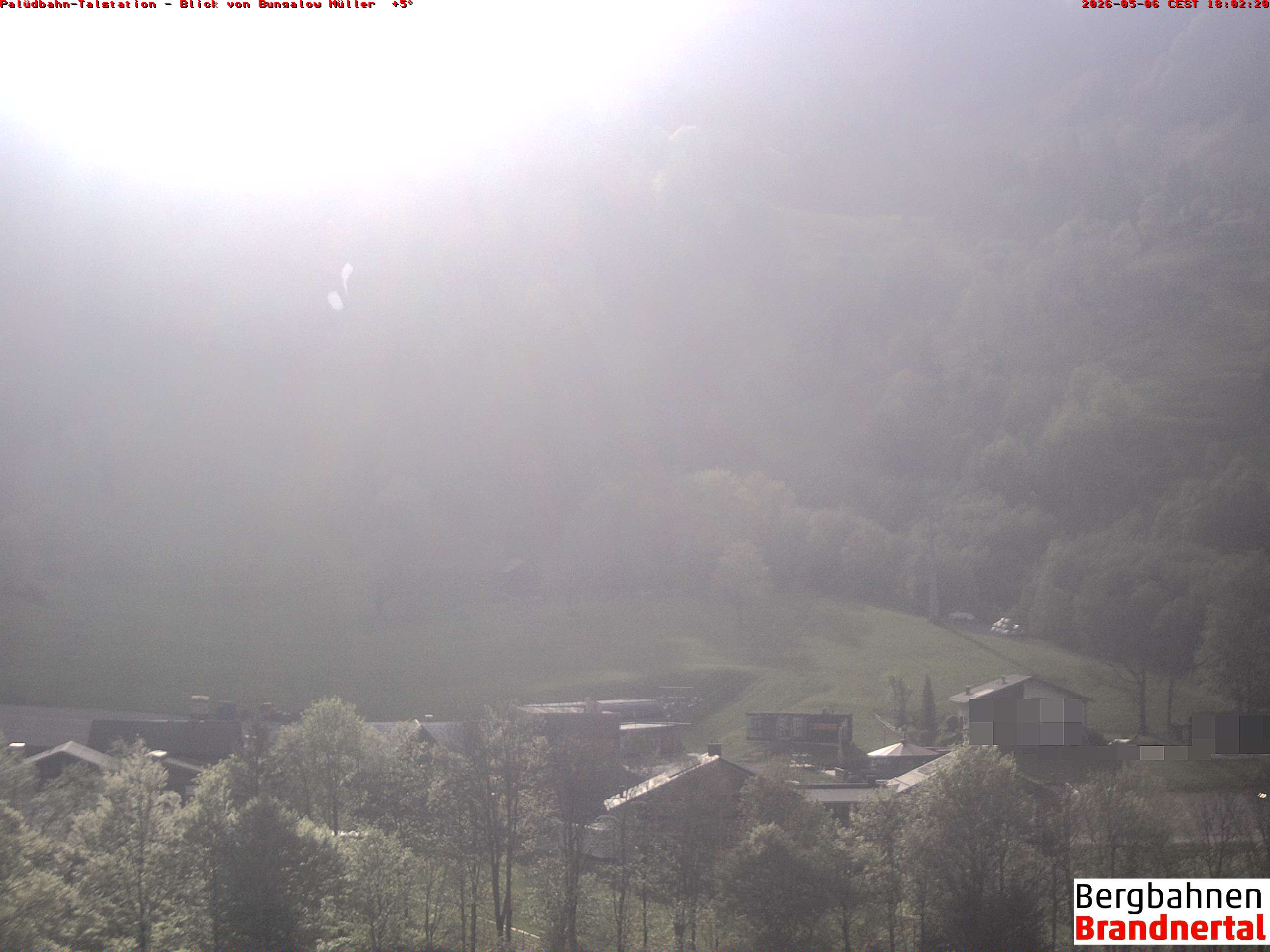 Blick auf Palüdbahn von Bungalow Müller