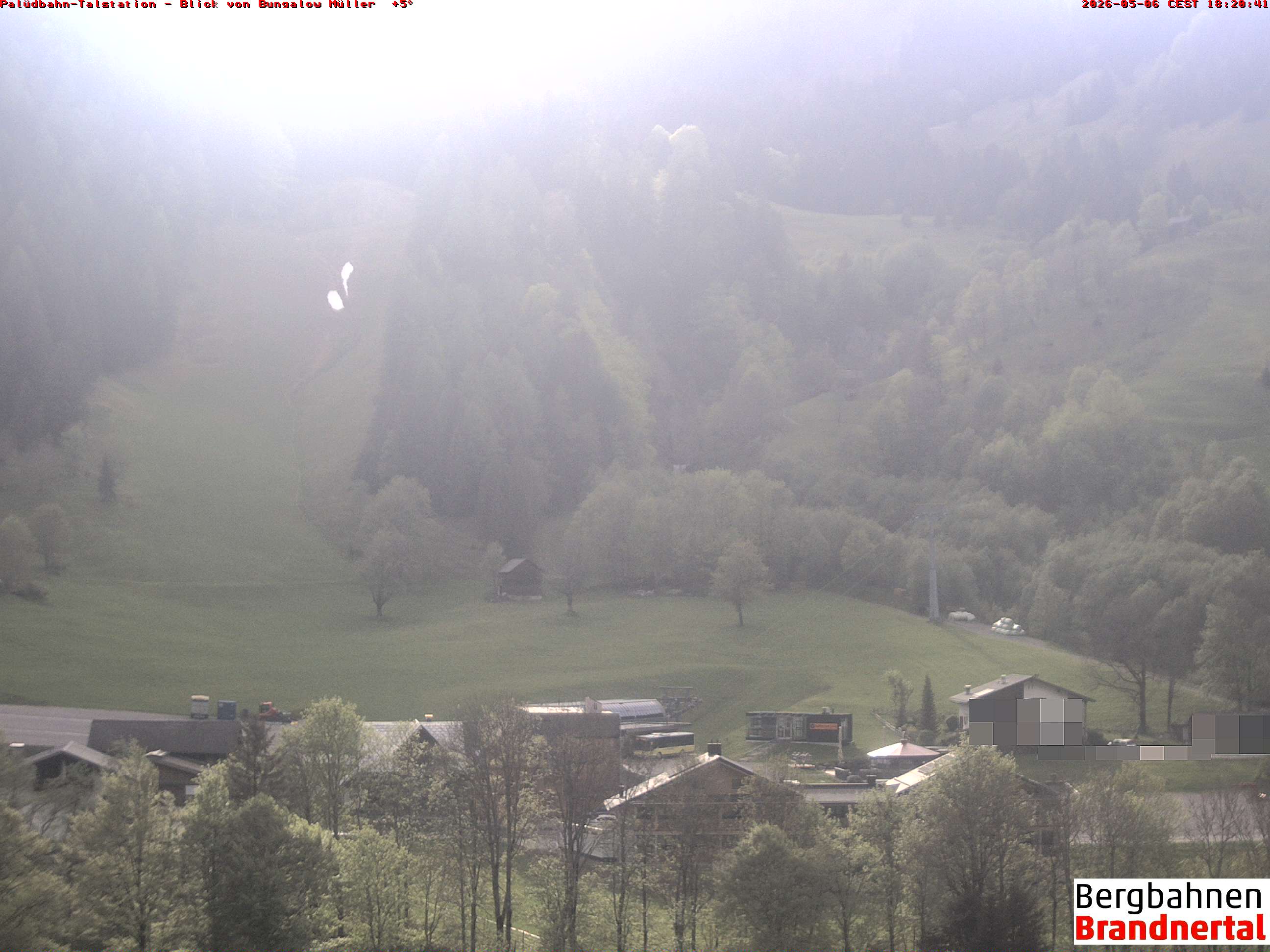 Blick auf Palüdbahn von Bungalow Müller