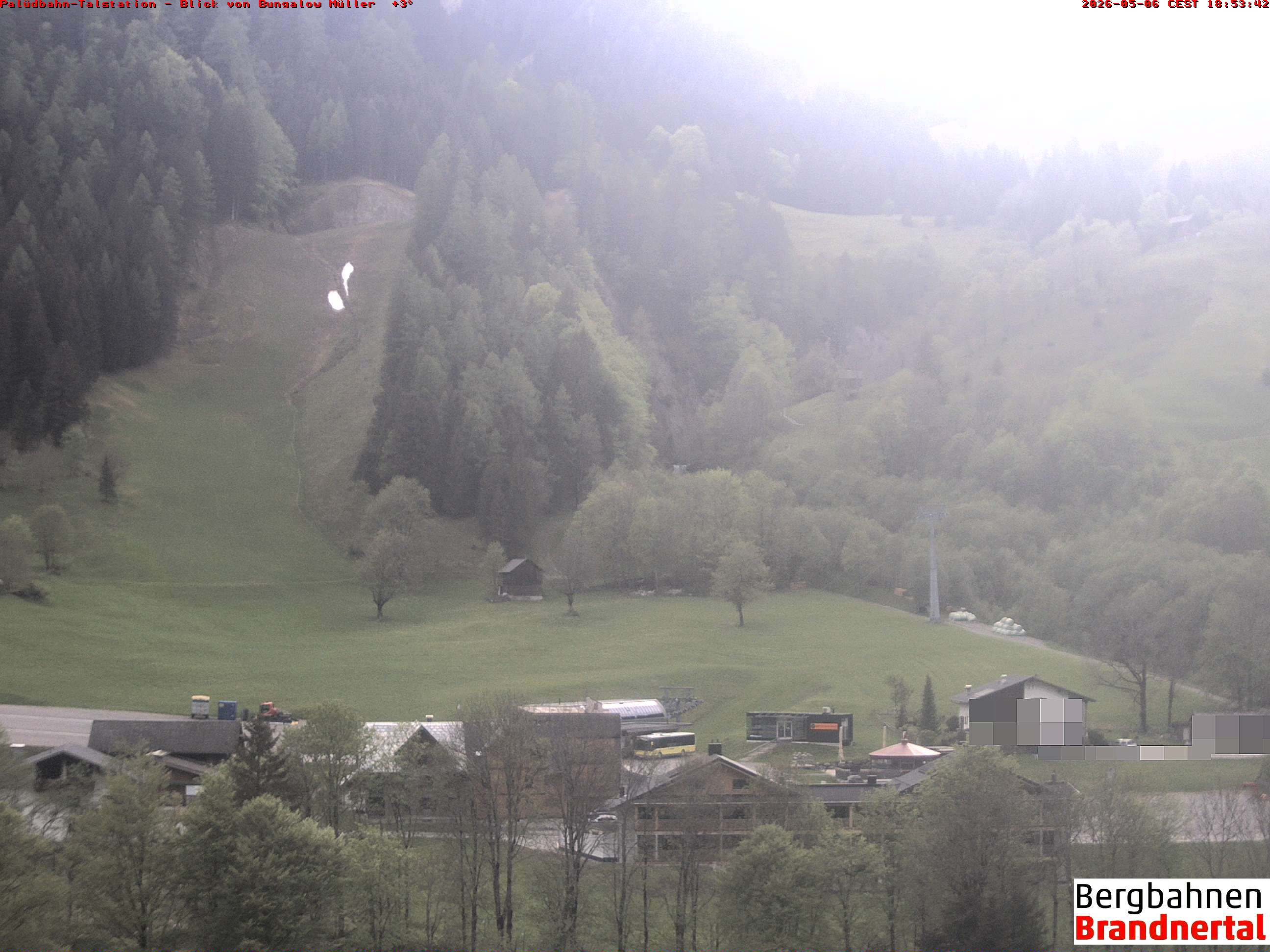 Blick auf Palüdbahn von Bungalow Müller