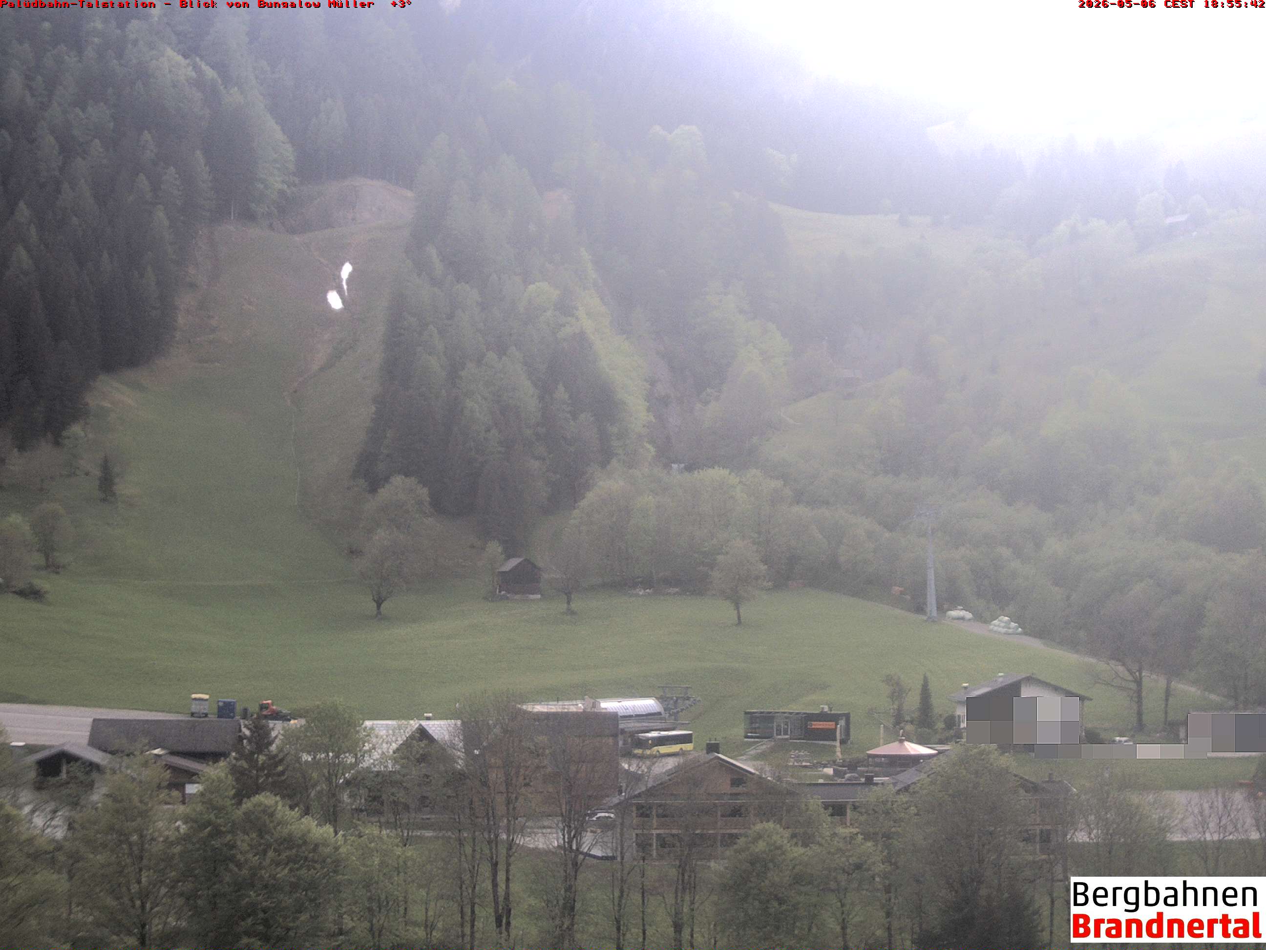 Blick auf Palüdbahn von Bungalow Müller