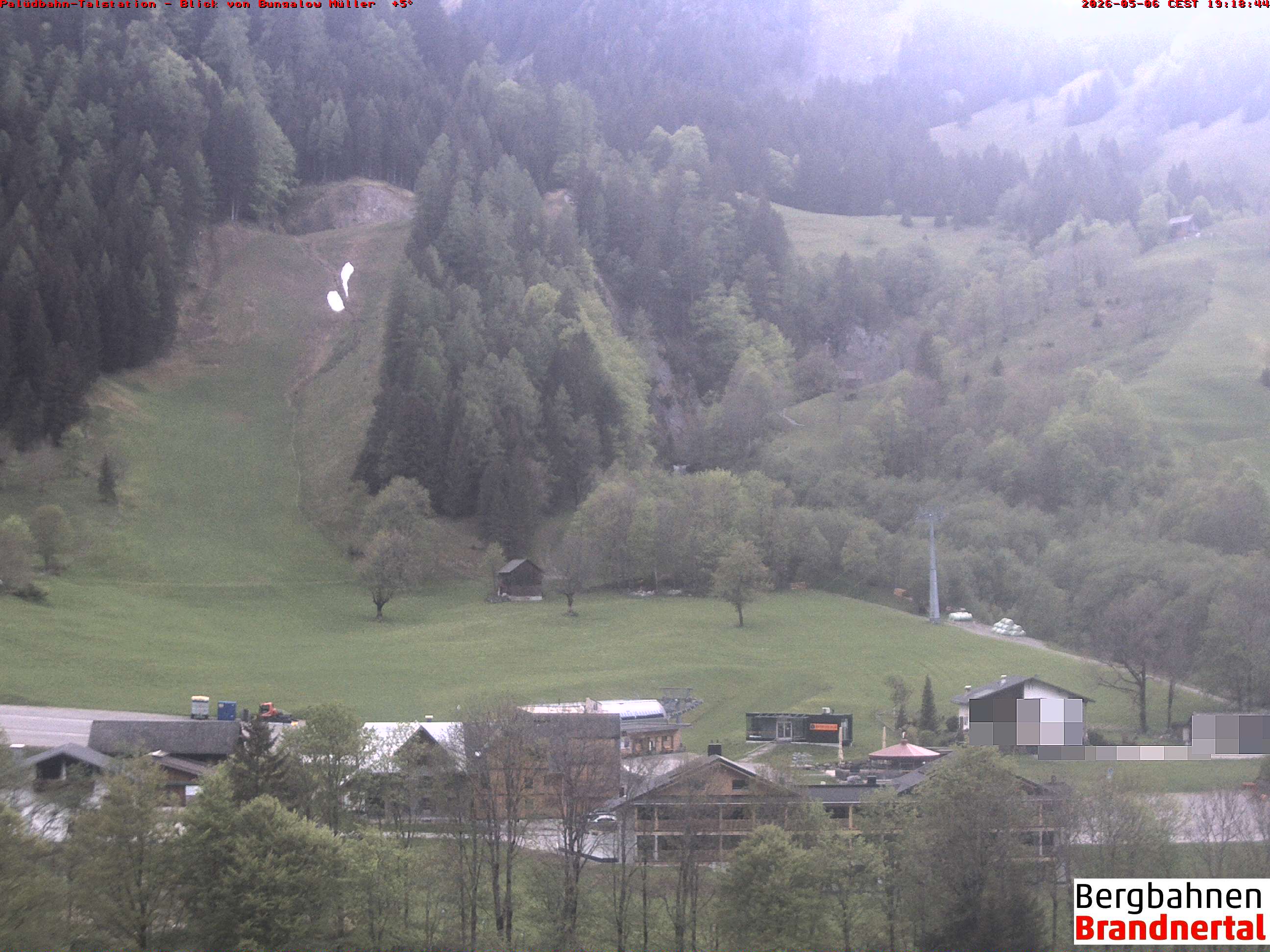Blick auf Palüdbahn von Bungalow Müller