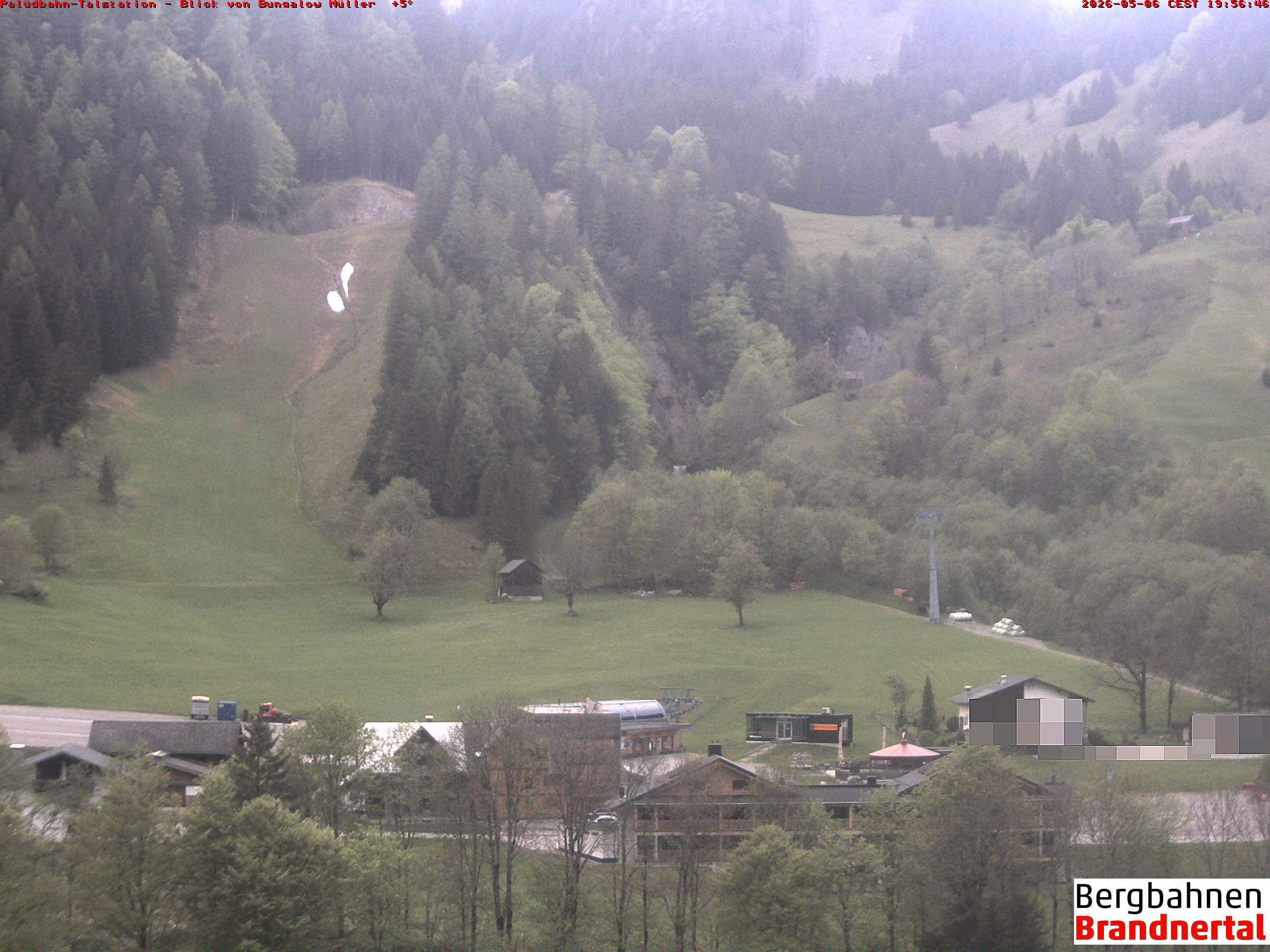 Blick auf Palüdbahn von Bungalow Müller