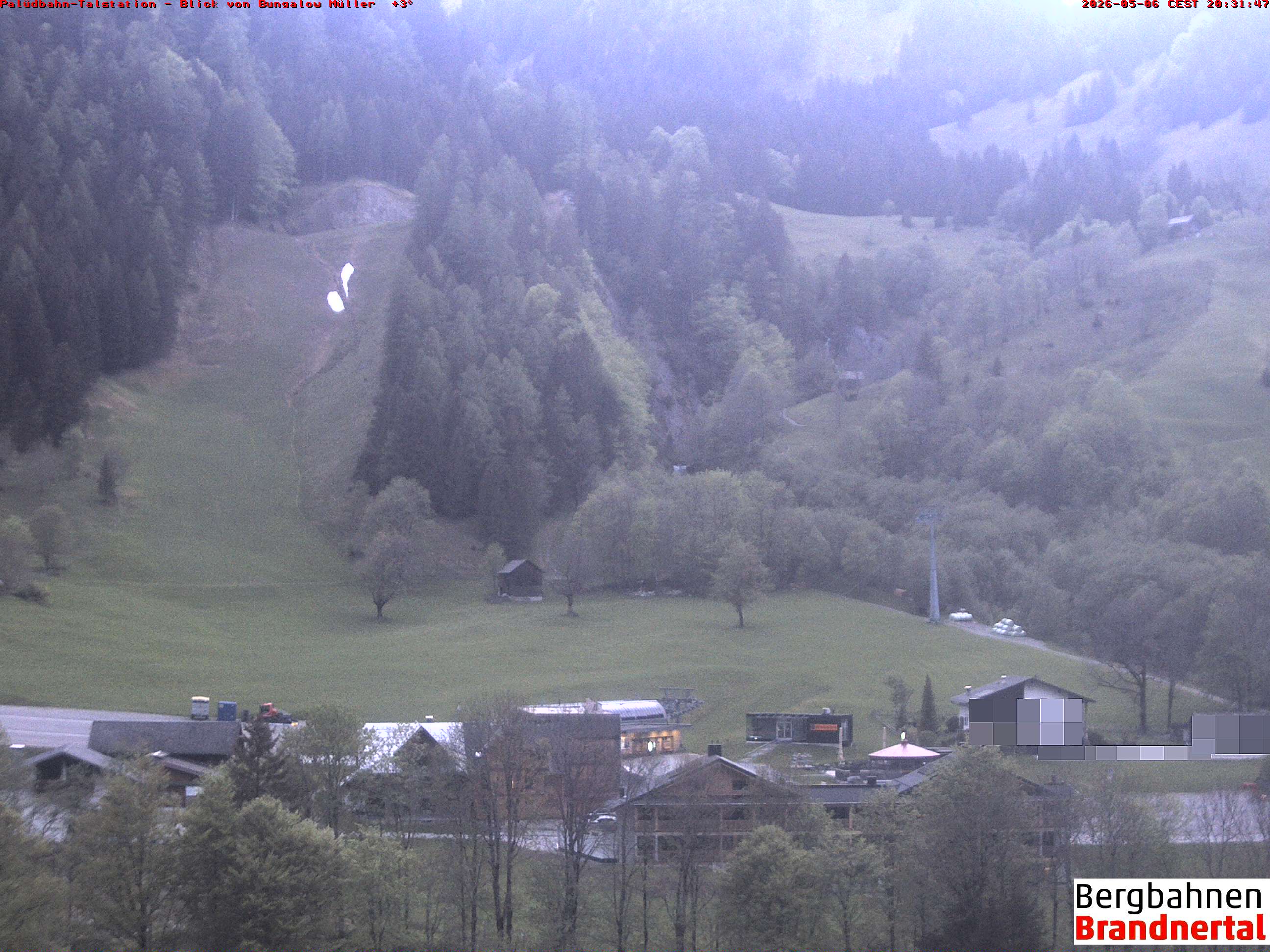 Blick auf Palüdbahn von Bungalow Müller