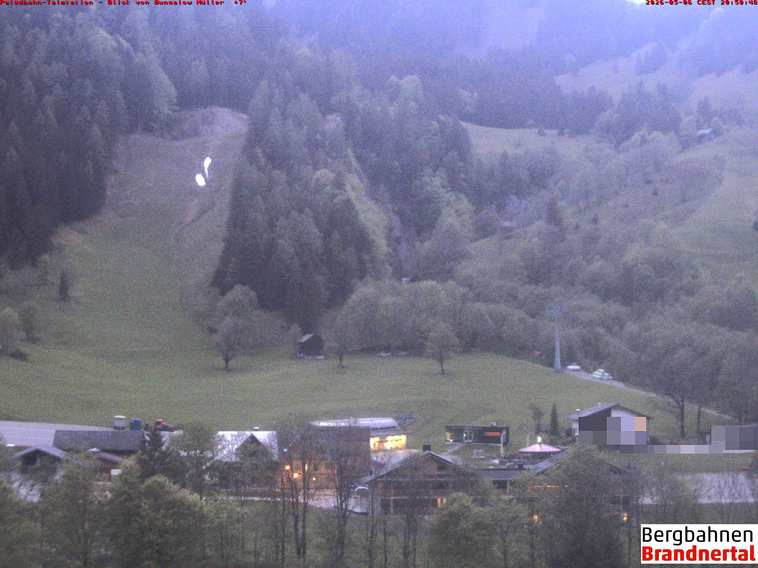 Blick auf Palüdbahn von Bungalow Müller