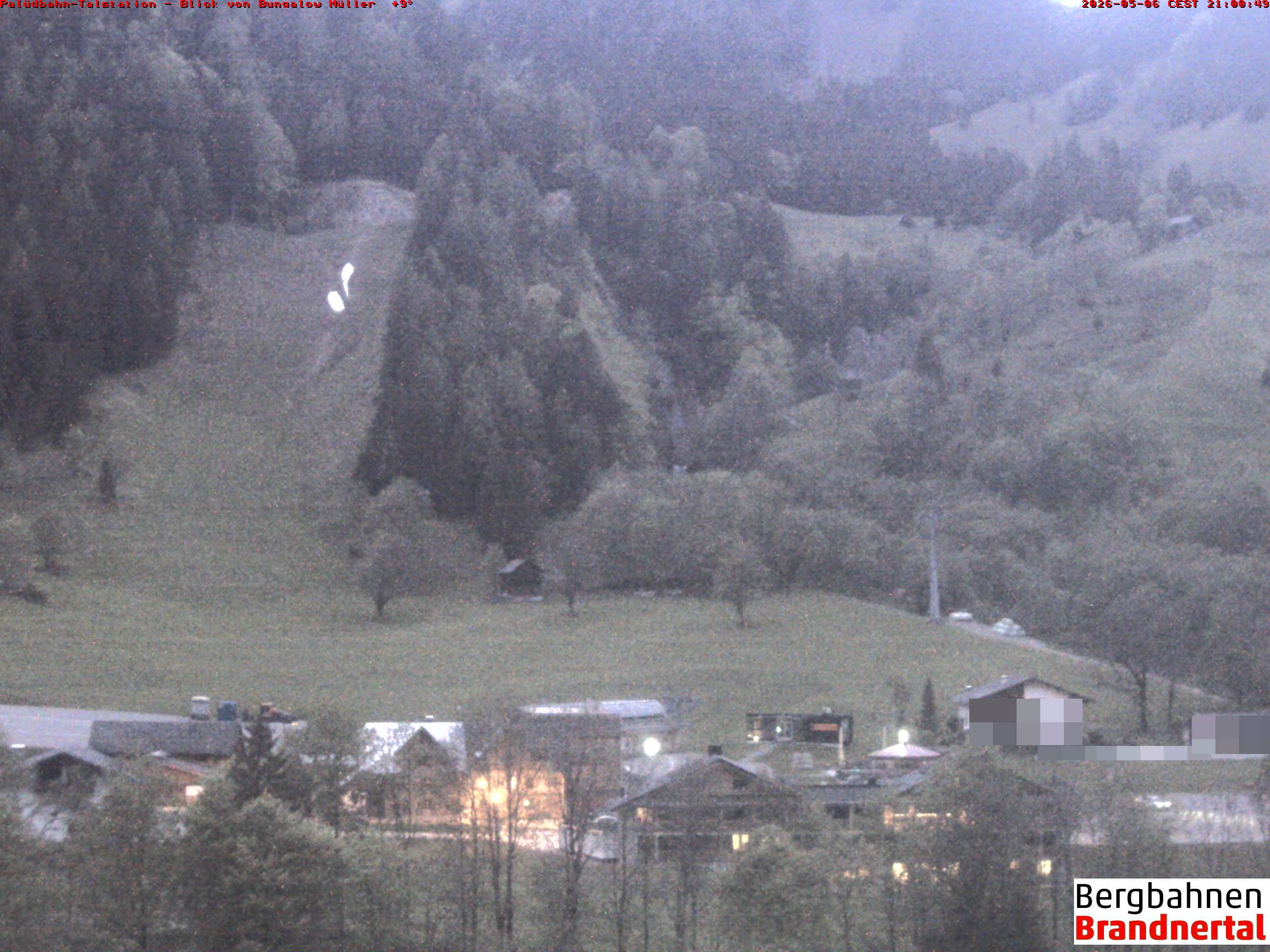 Blick auf Palüdbahn von Bungalow Müller