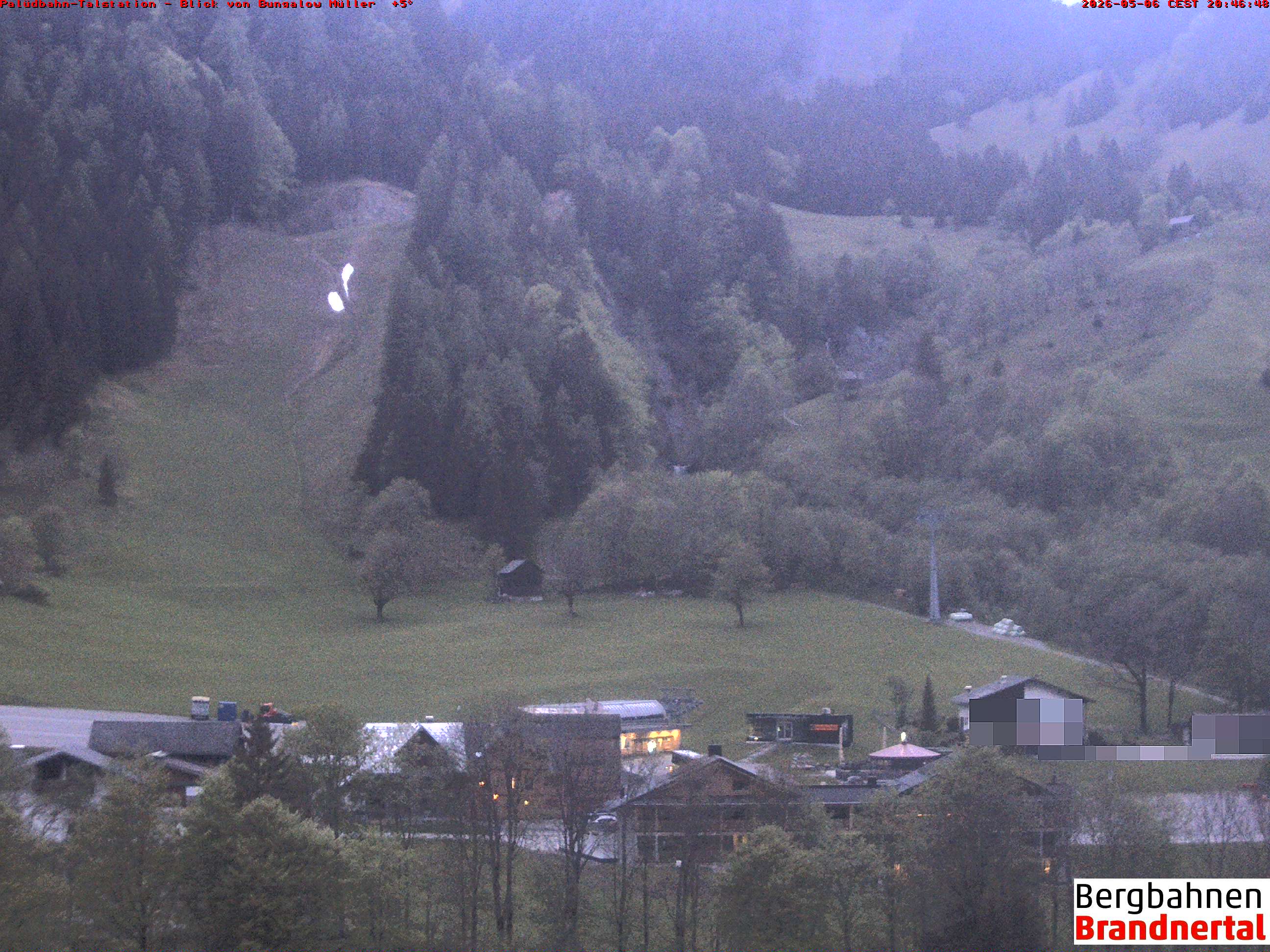 Blick auf Palüdbahn von Bungalow Müller