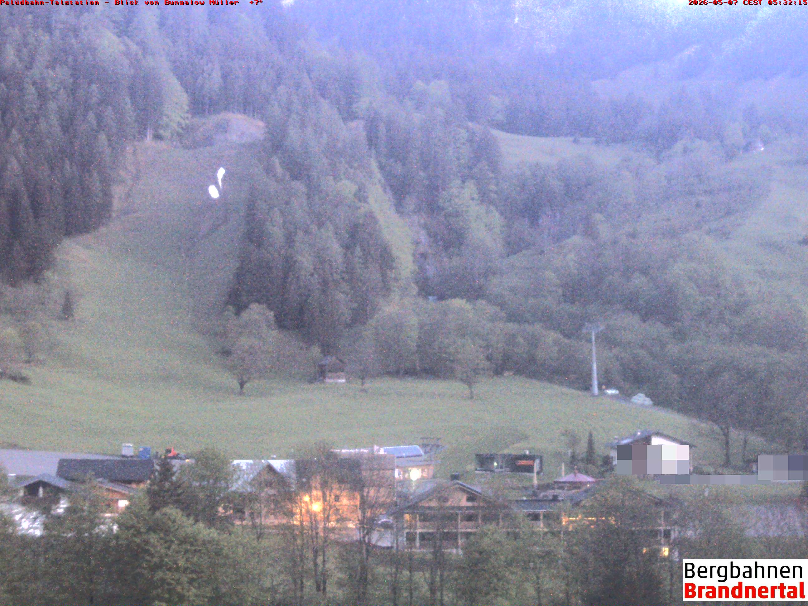 Blick auf Palüdbahn von Bungalow Müller