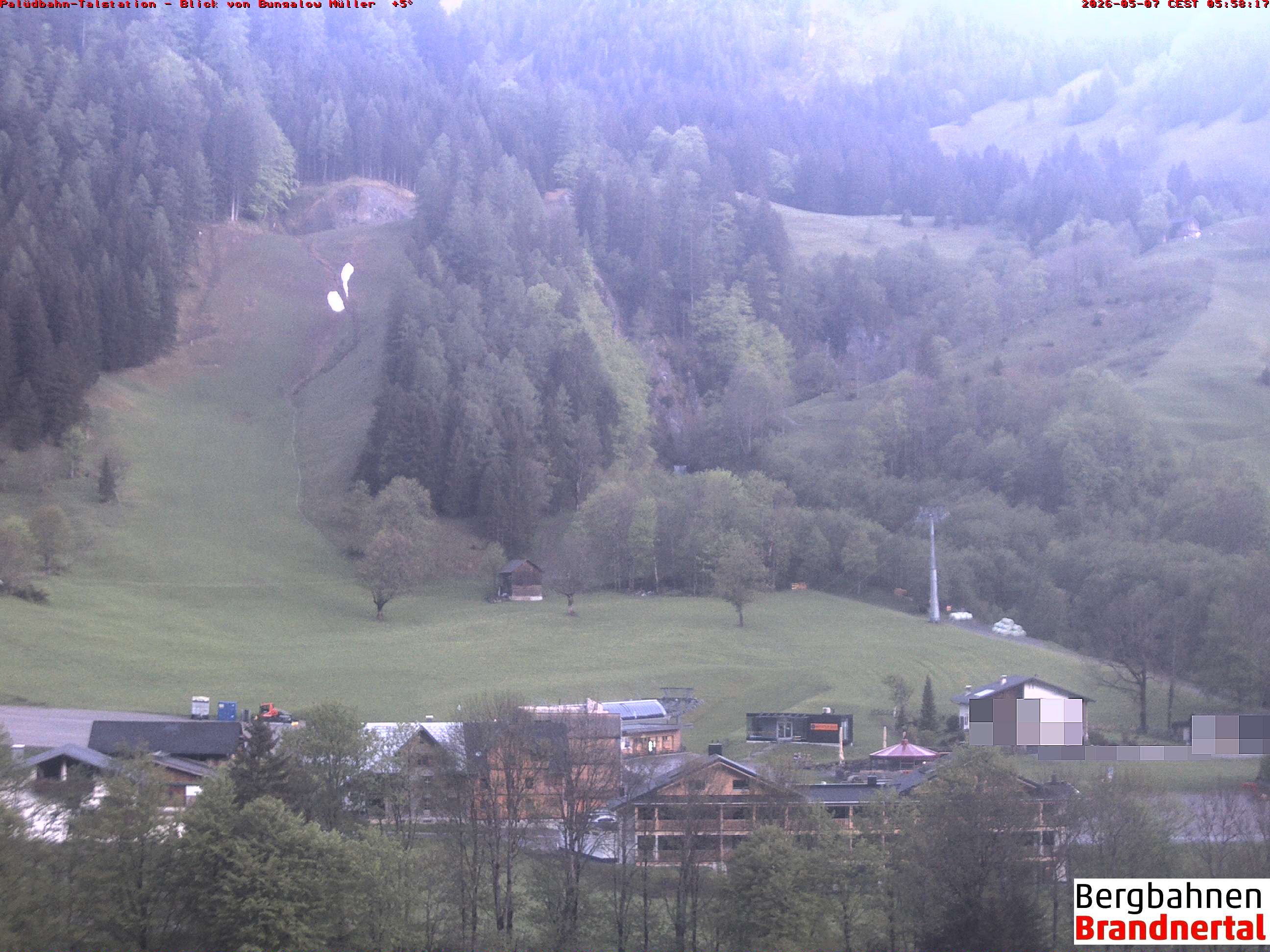 Blick auf Palüdbahn von Bungalow Müller