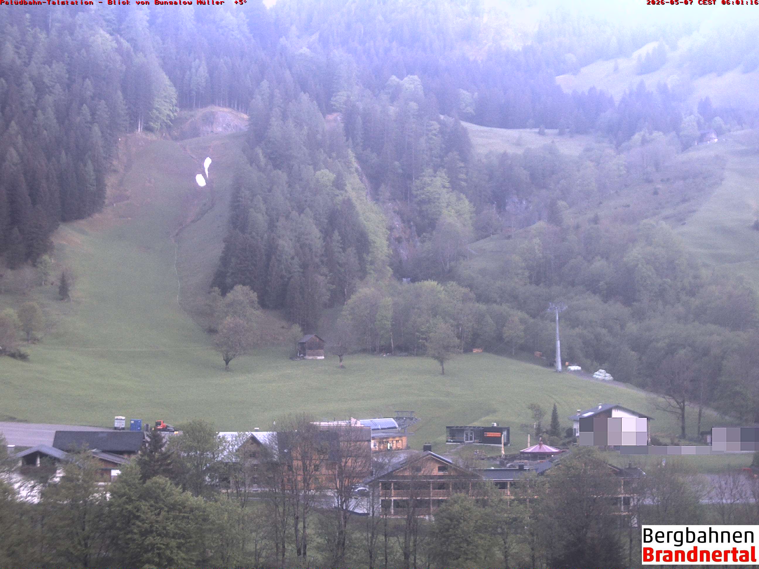 Blick auf Palüdbahn von Bungalow Müller