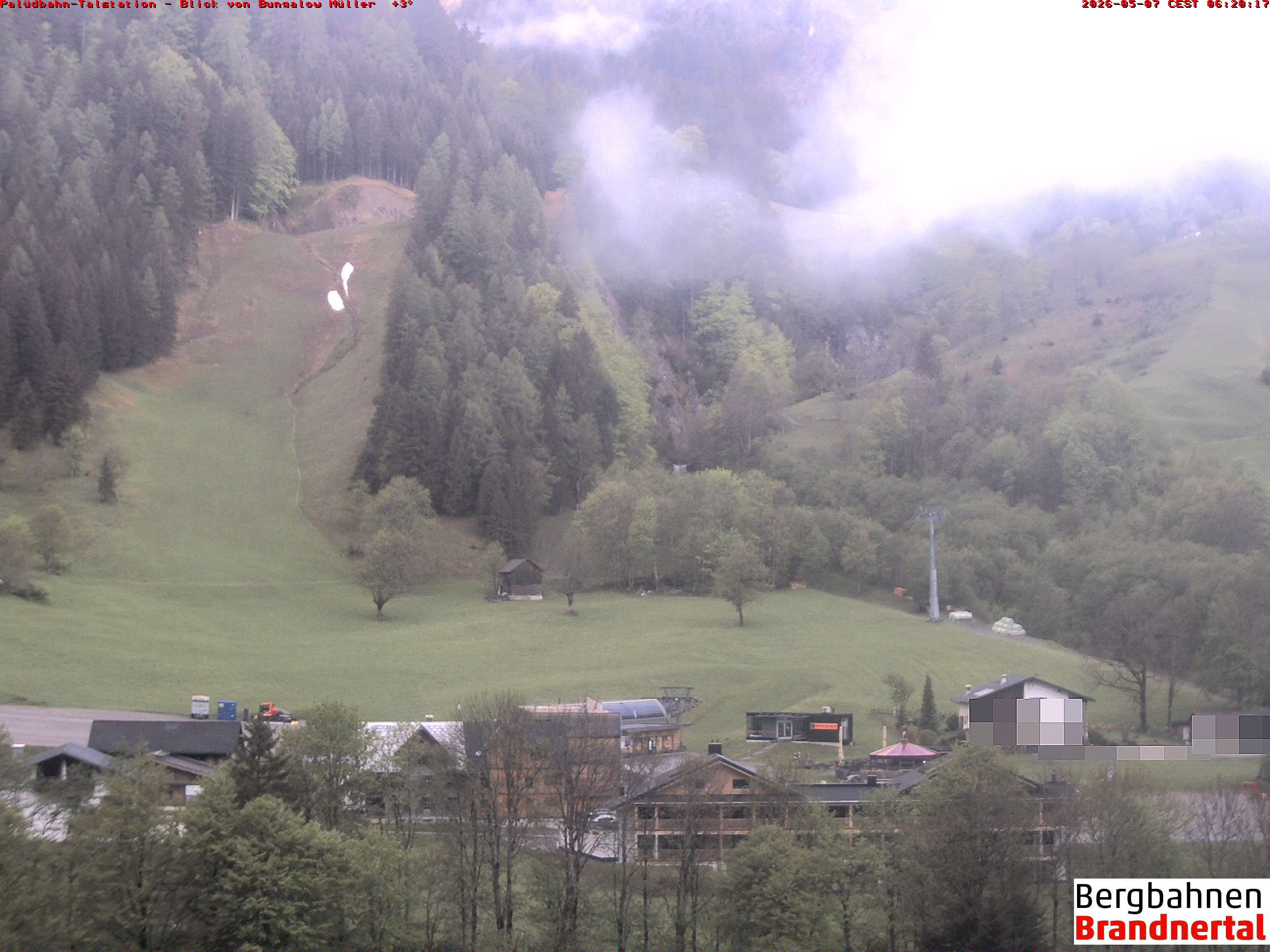 Blick auf Palüdbahn von Bungalow Müller