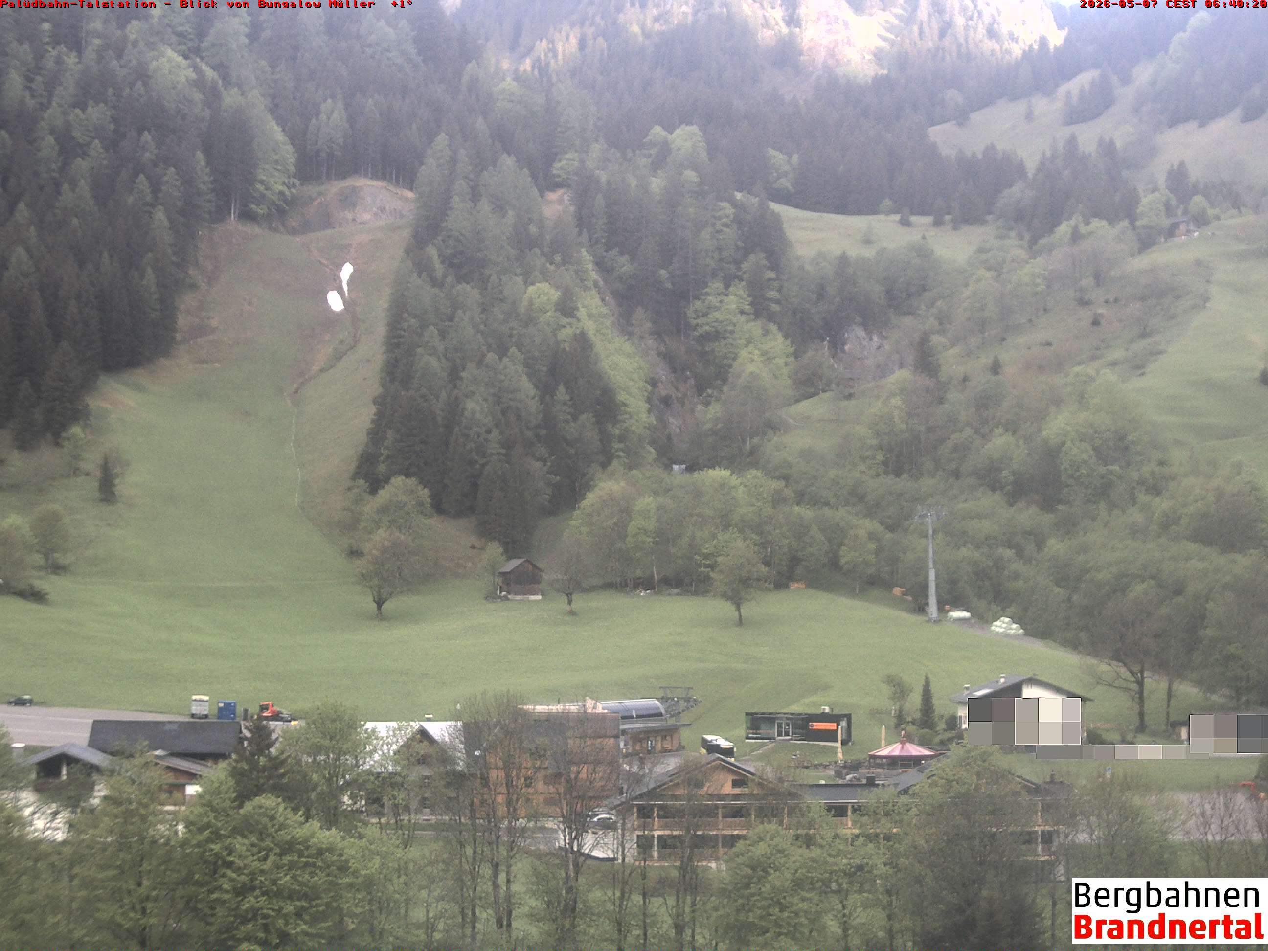 Blick auf Palüdbahn von Bungalow Müller