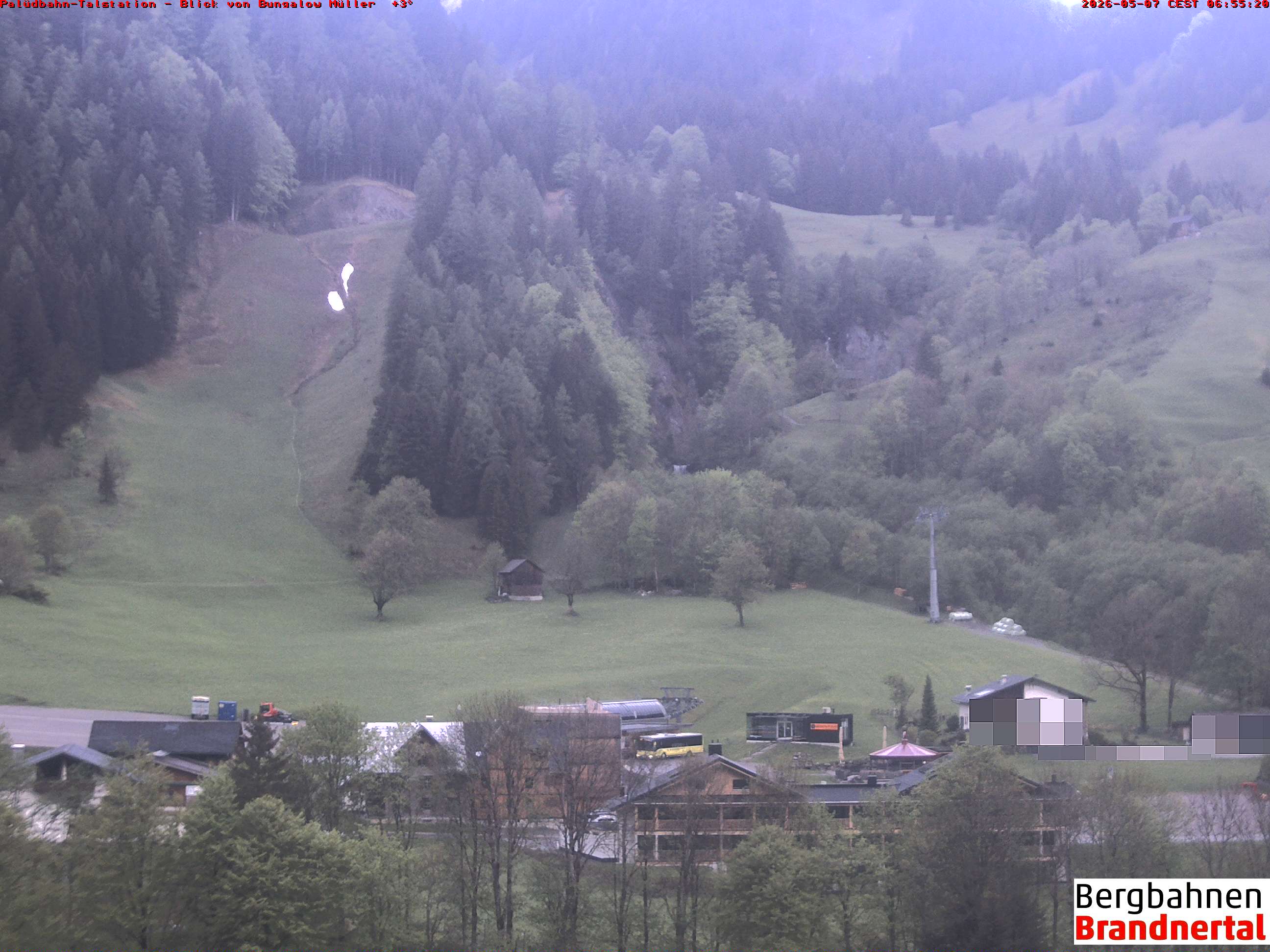 Blick auf Palüdbahn von Bungalow Müller