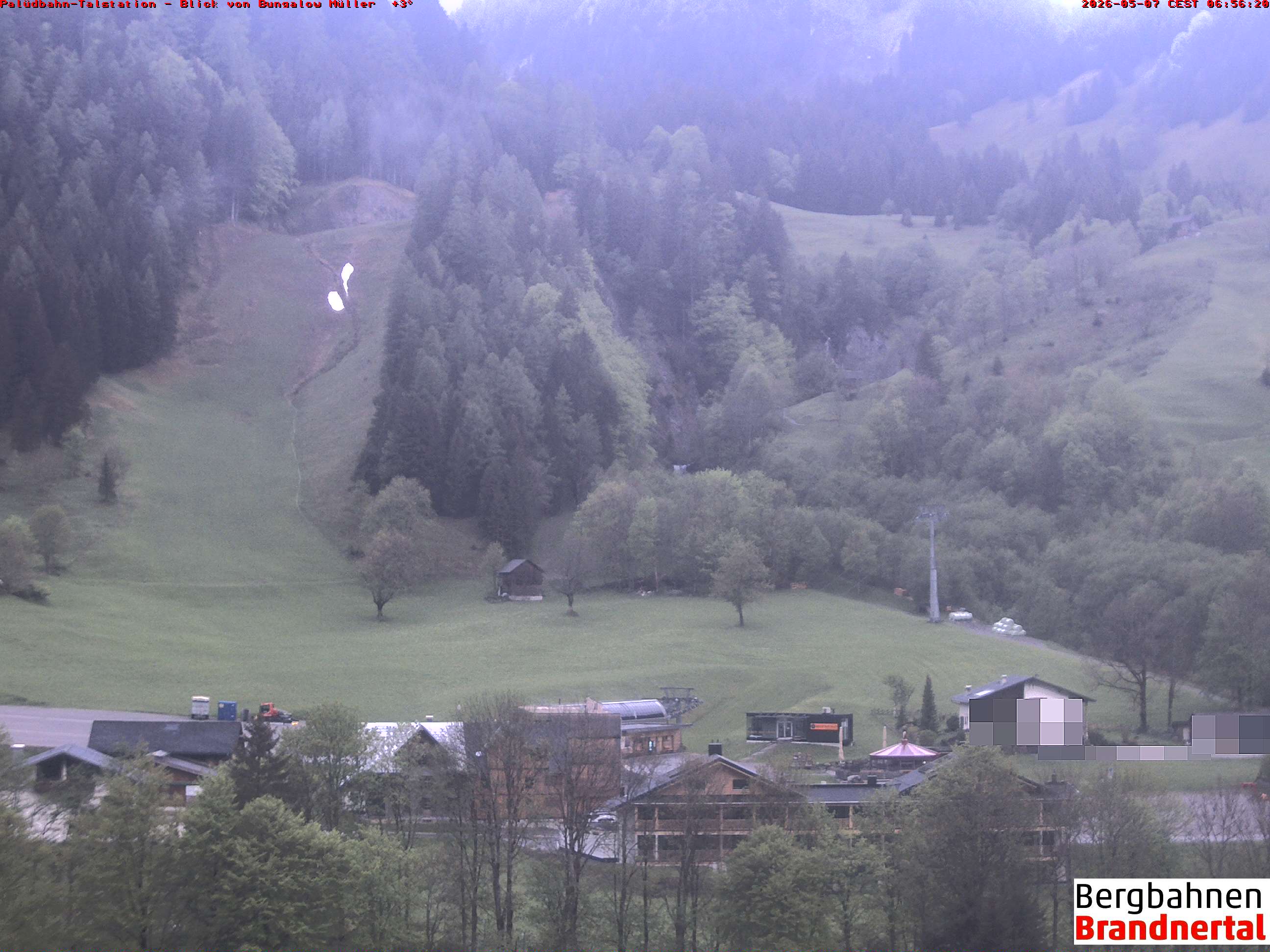 Blick auf Palüdbahn von Bungalow Müller