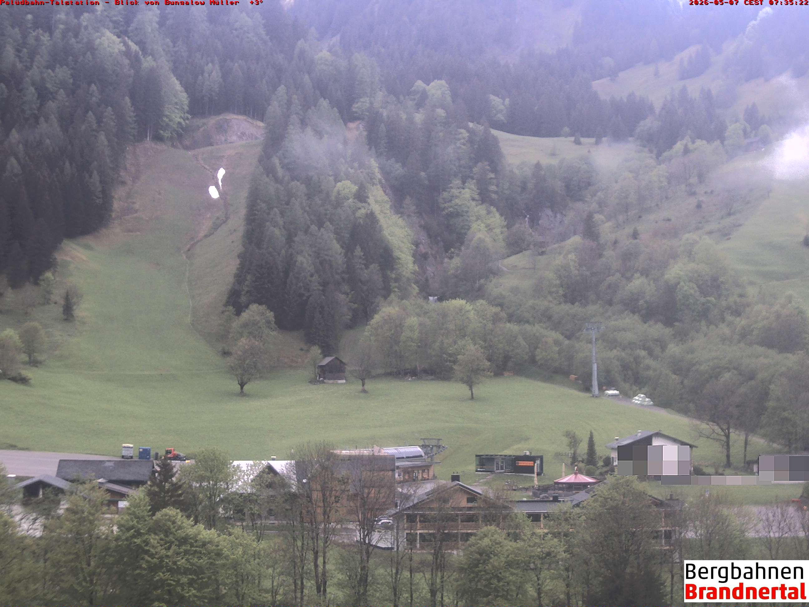 Blick auf Palüdbahn von Bungalow Müller
