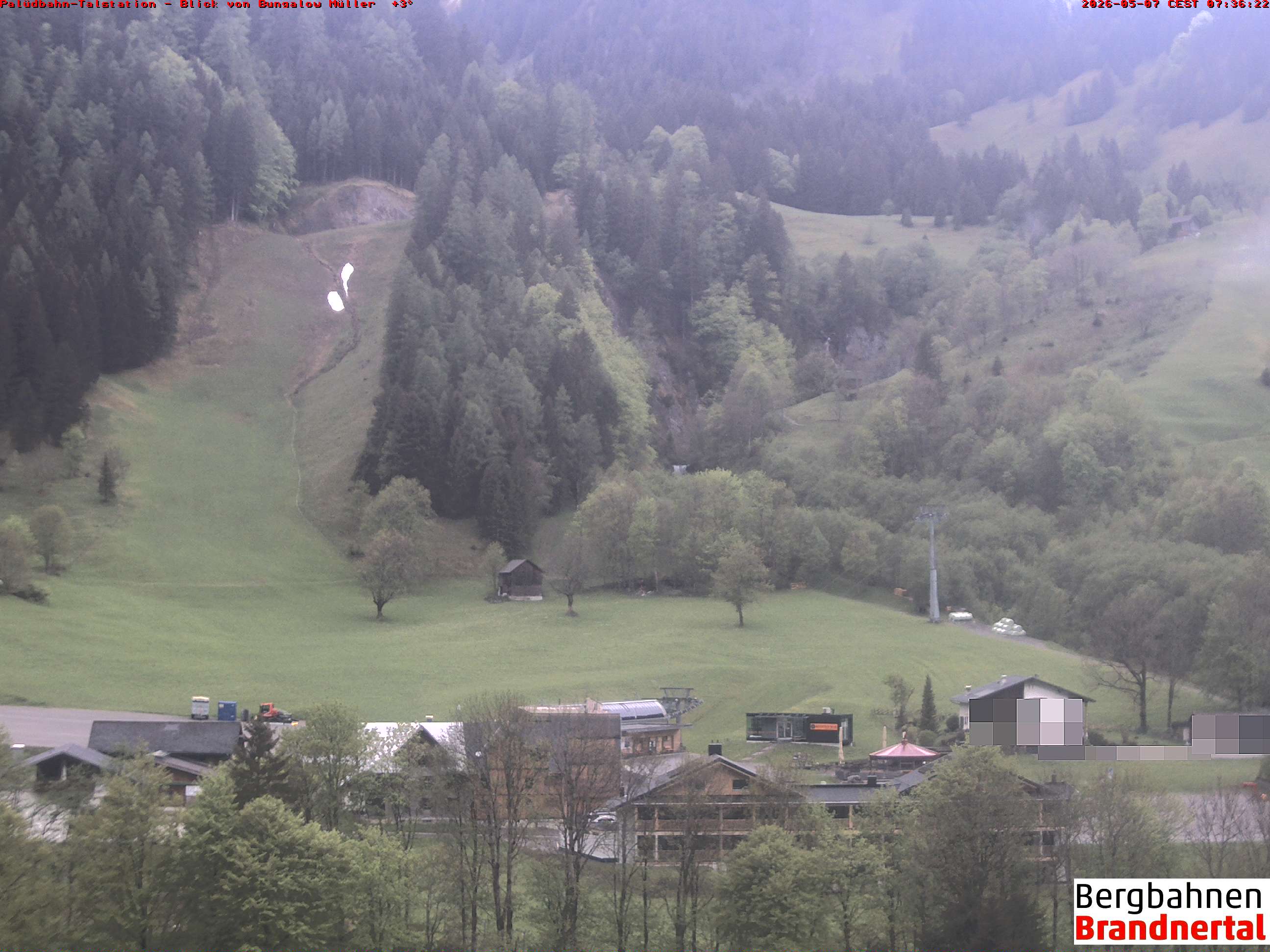 Blick auf Palüdbahn von Bungalow Müller