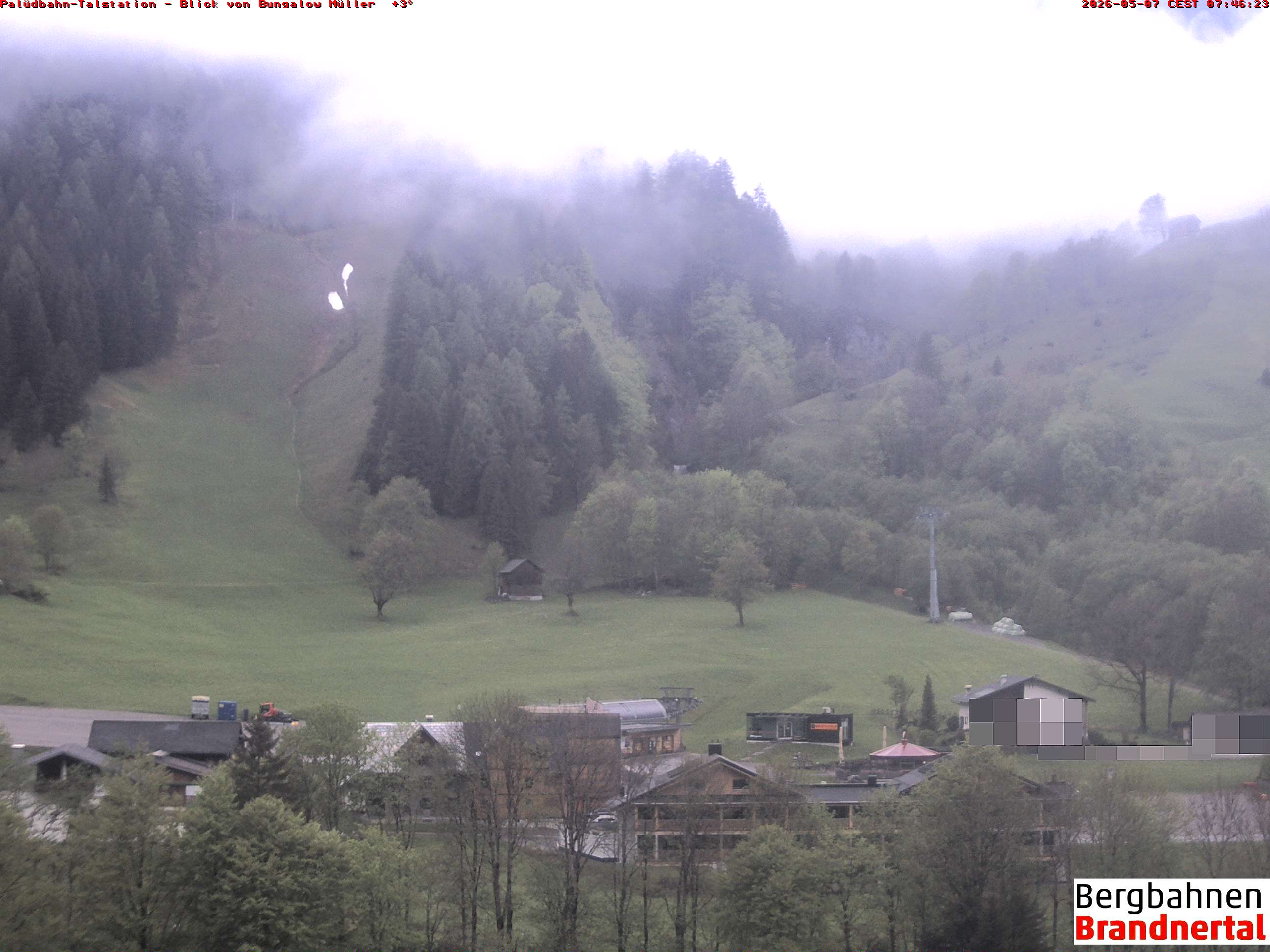 Blick auf Palüdbahn von Bungalow Müller