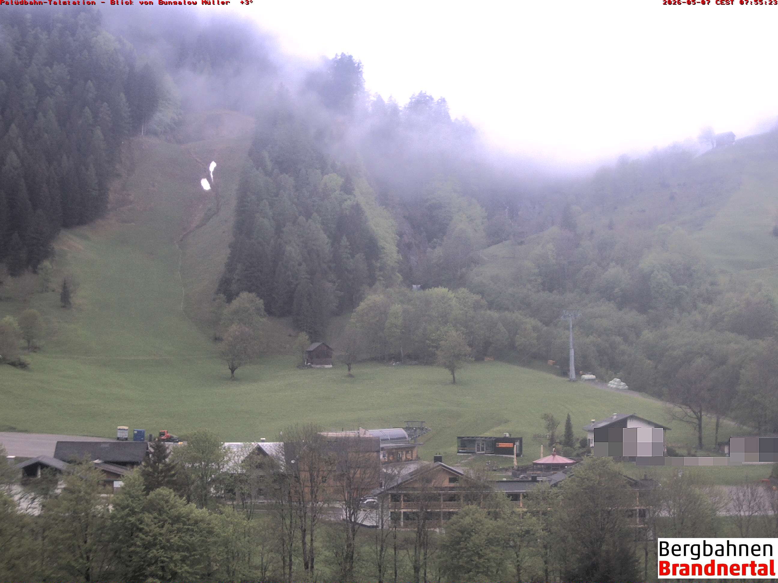 Blick auf Palüdbahn von Bungalow Müller