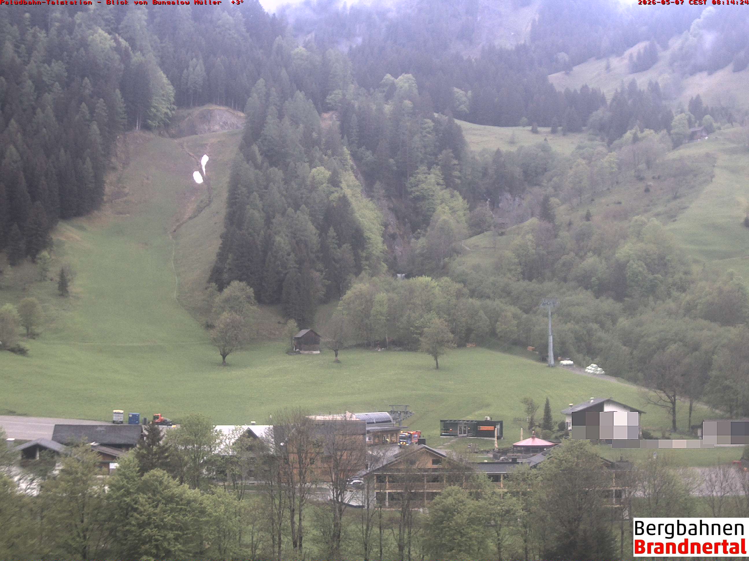 Blick auf Palüdbahn von Bungalow Müller