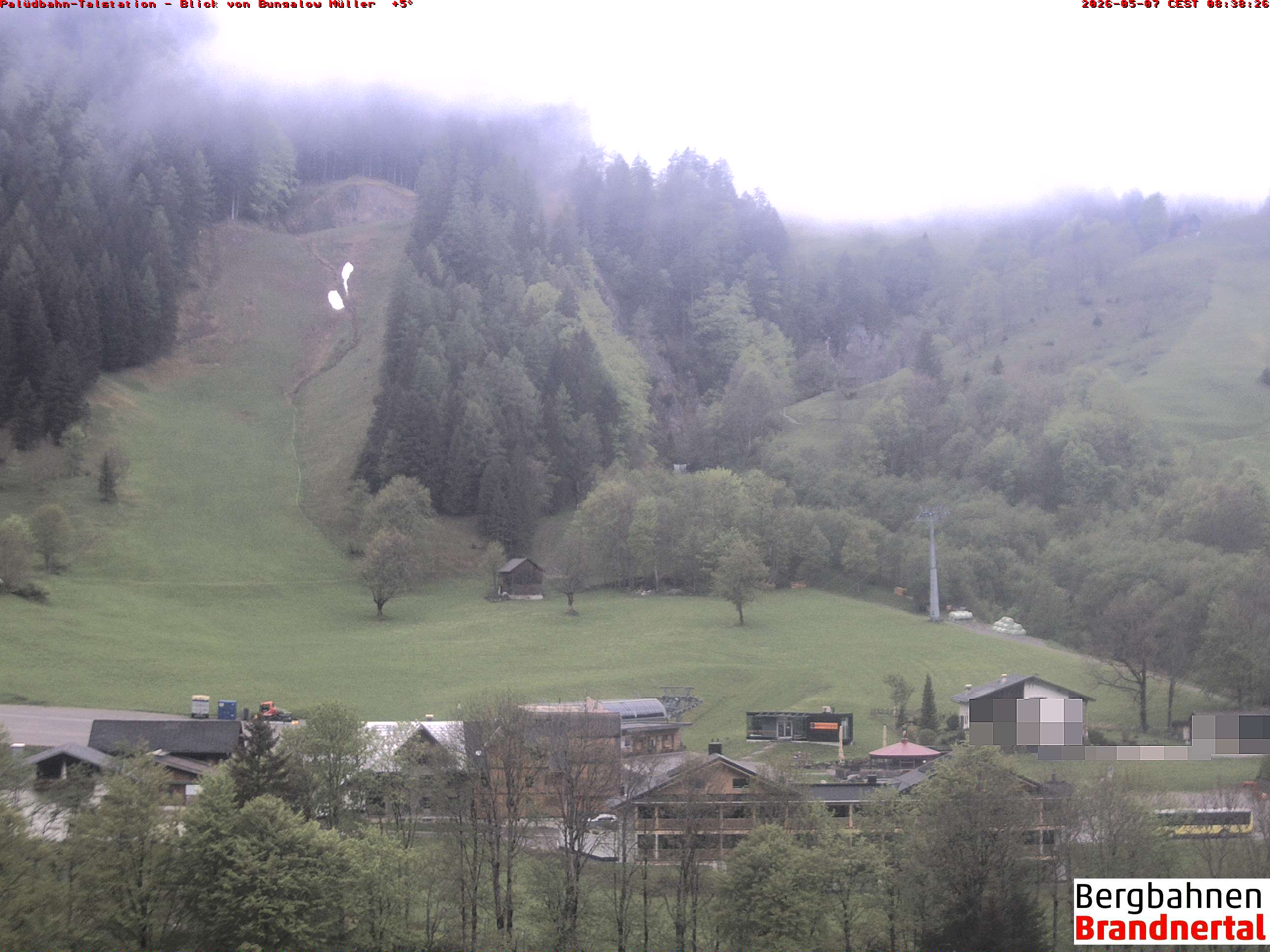 Blick auf Palüdbahn von Bungalow Müller