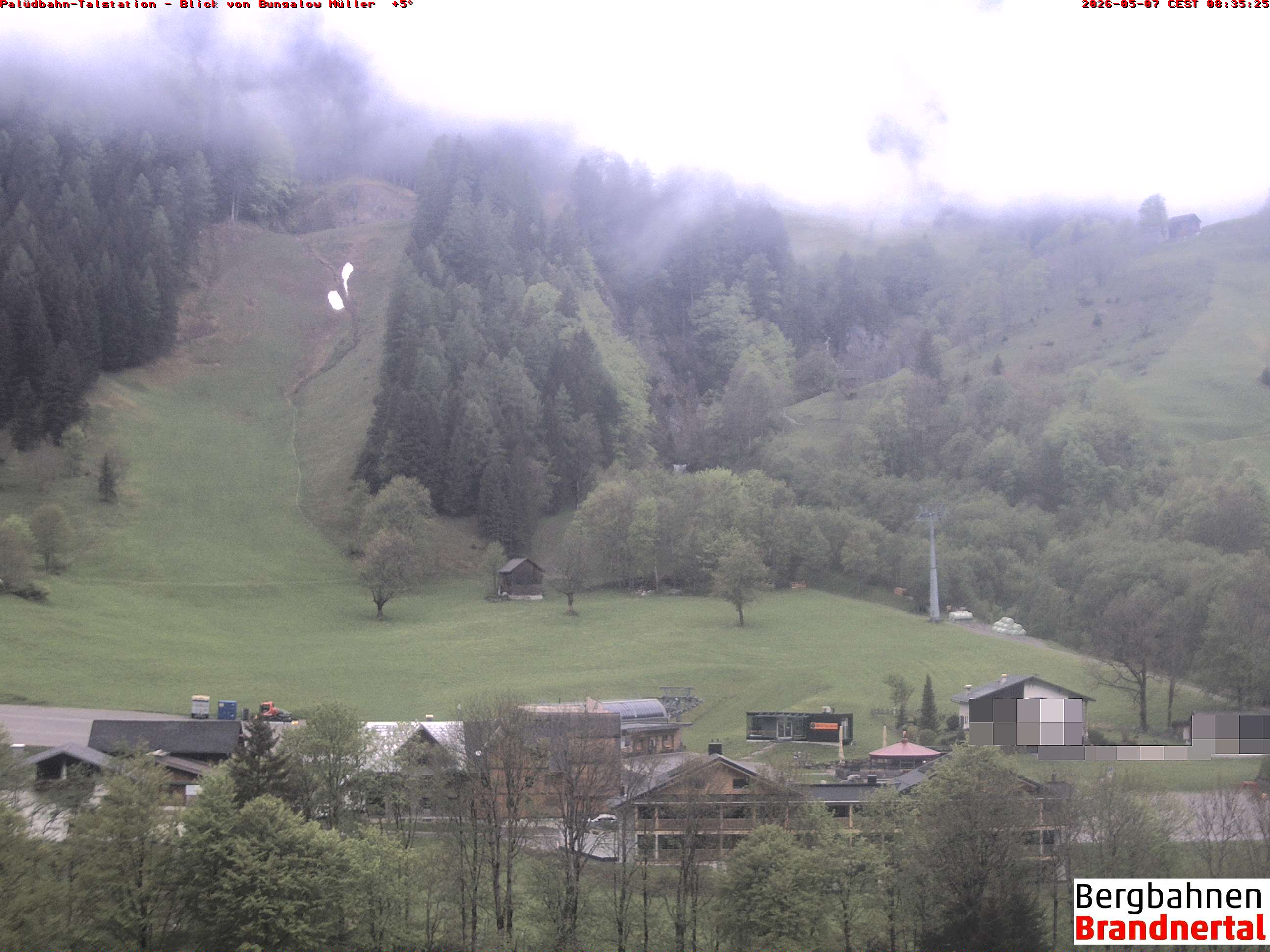 Blick auf Palüdbahn von Bungalow Müller