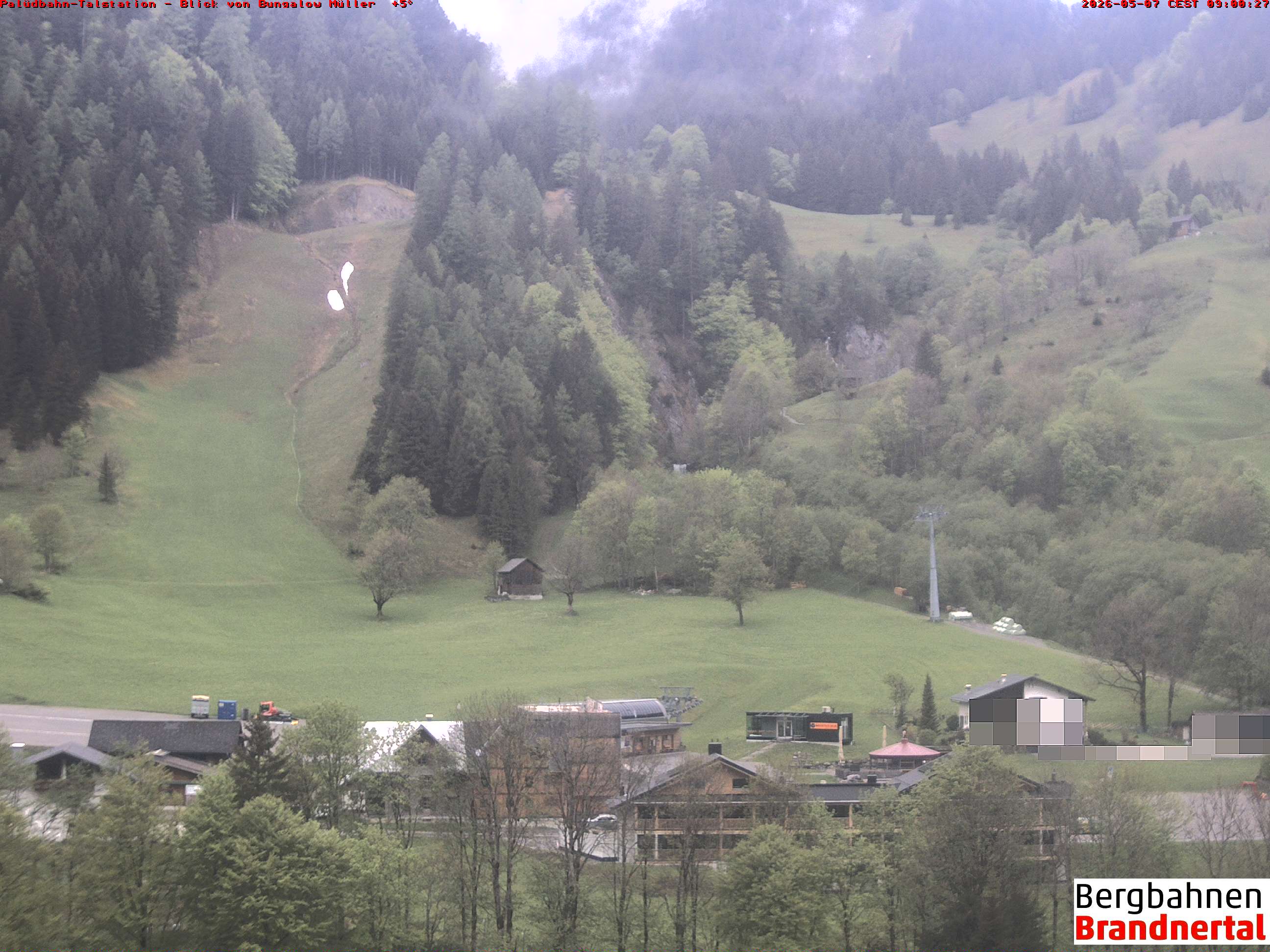 Blick auf Palüdbahn von Bungalow Müller