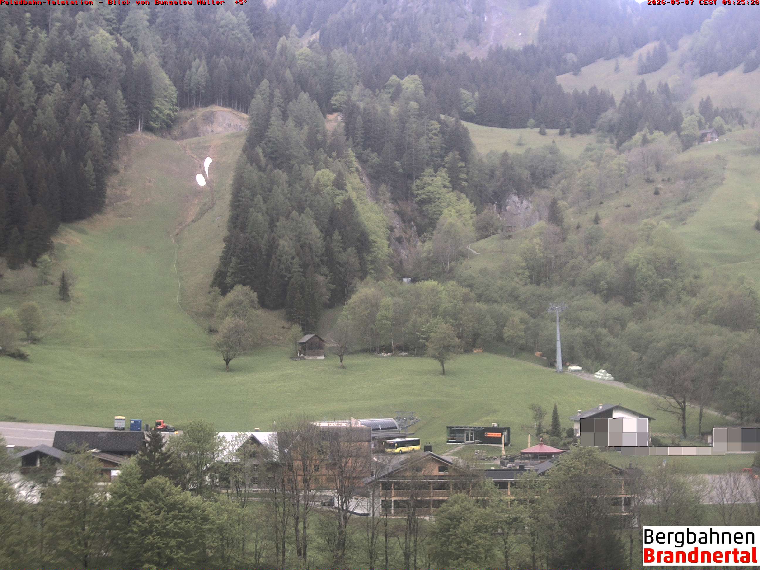 Blick auf Palüdbahn von Bungalow Müller