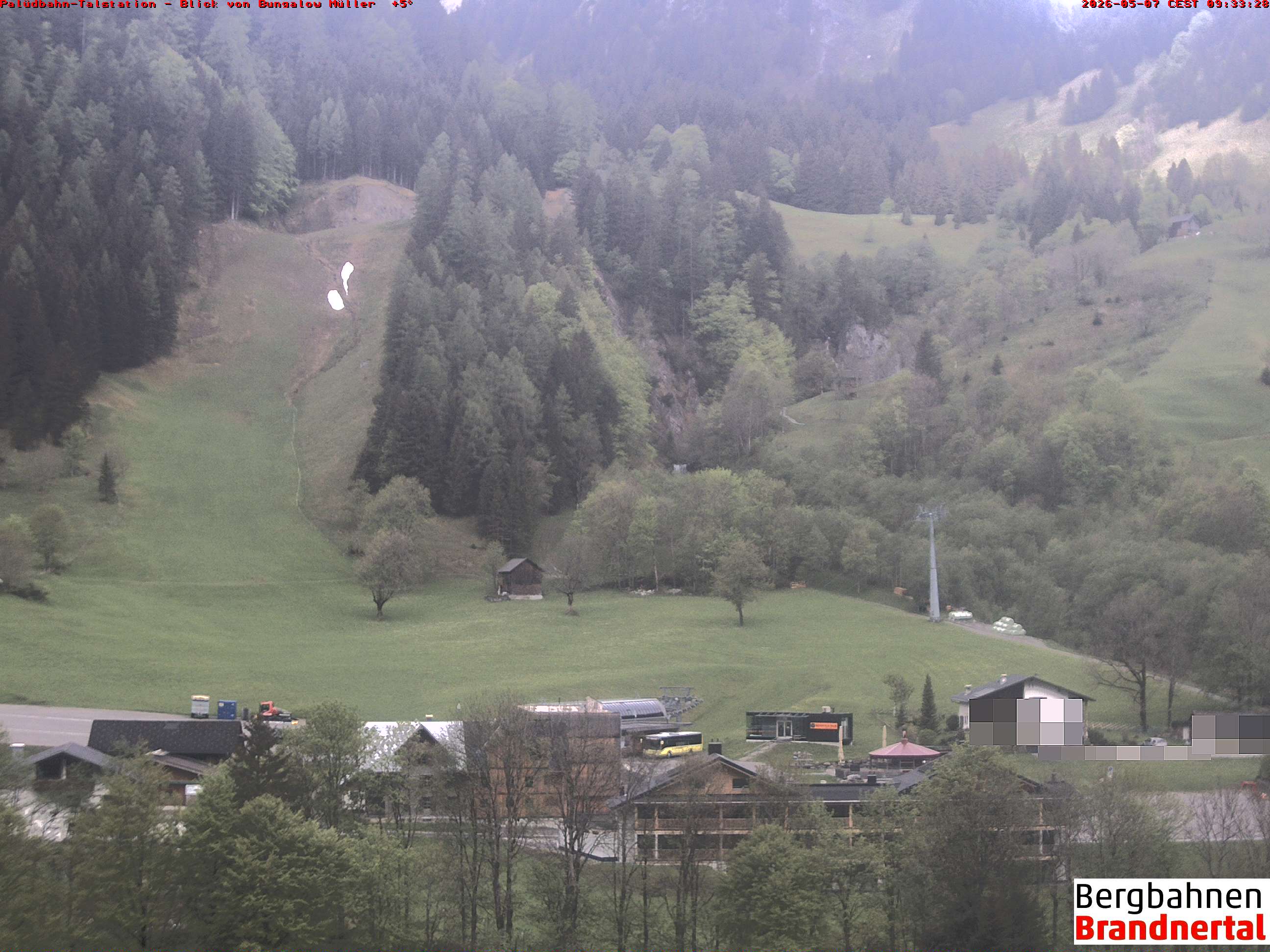 Blick auf Palüdbahn von Bungalow Müller