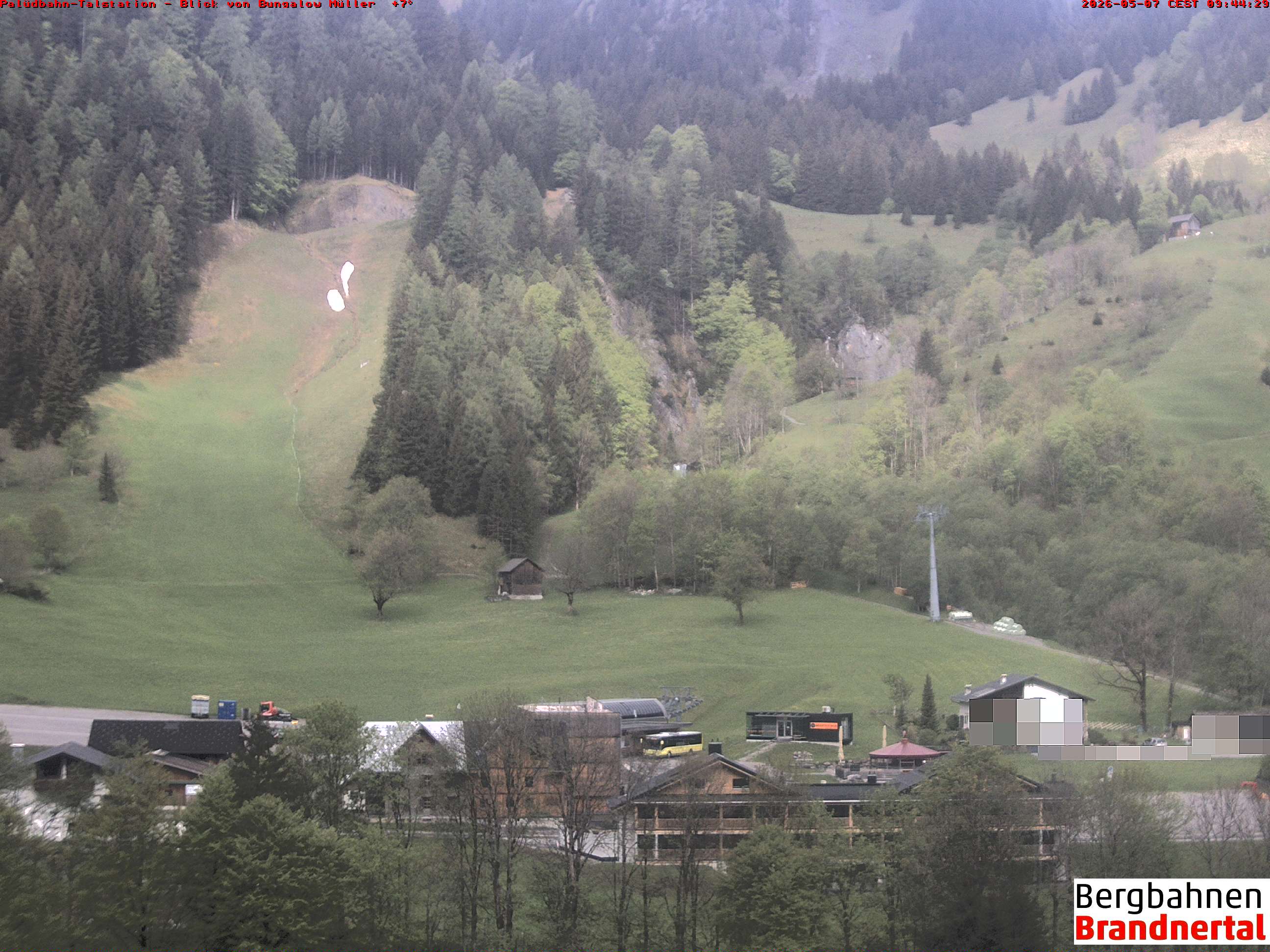 Blick auf Palüdbahn von Bungalow Müller