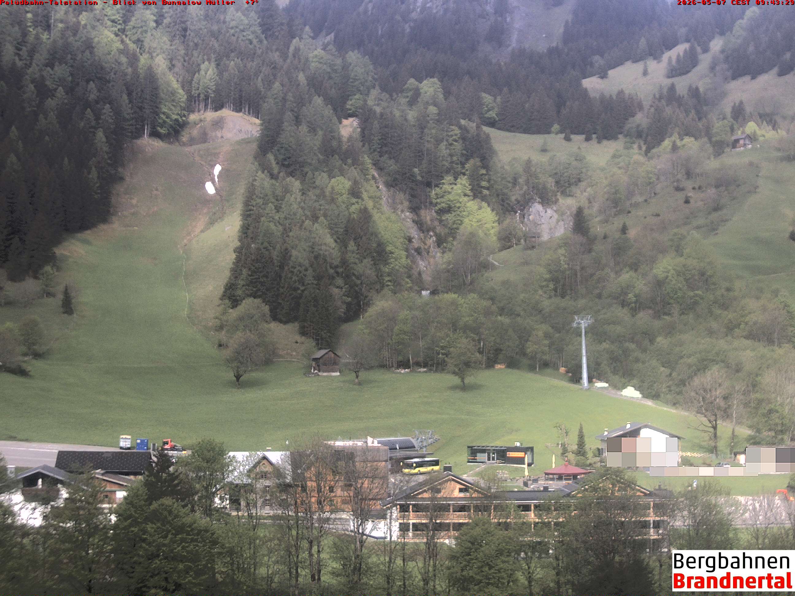 Blick auf Palüdbahn von Bungalow Müller