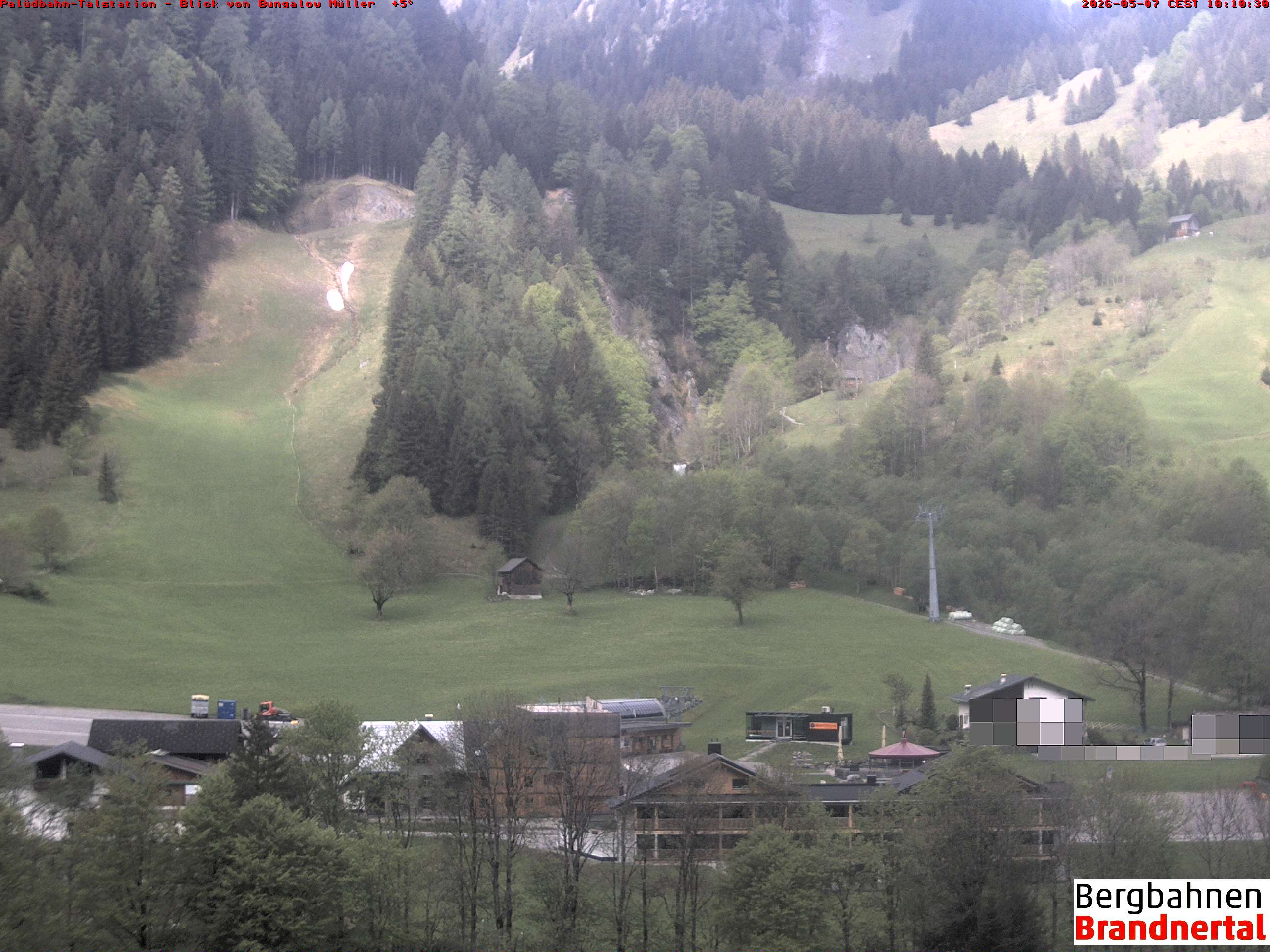 Blick auf Palüdbahn von Bungalow Müller