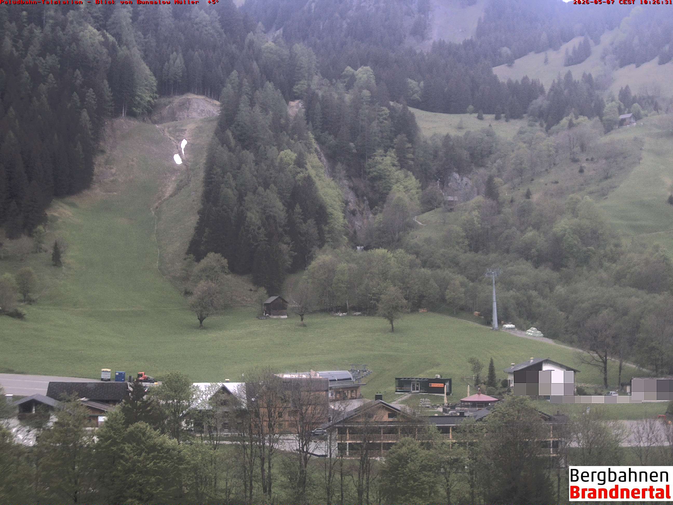Blick auf Palüdbahn von Bungalow Müller